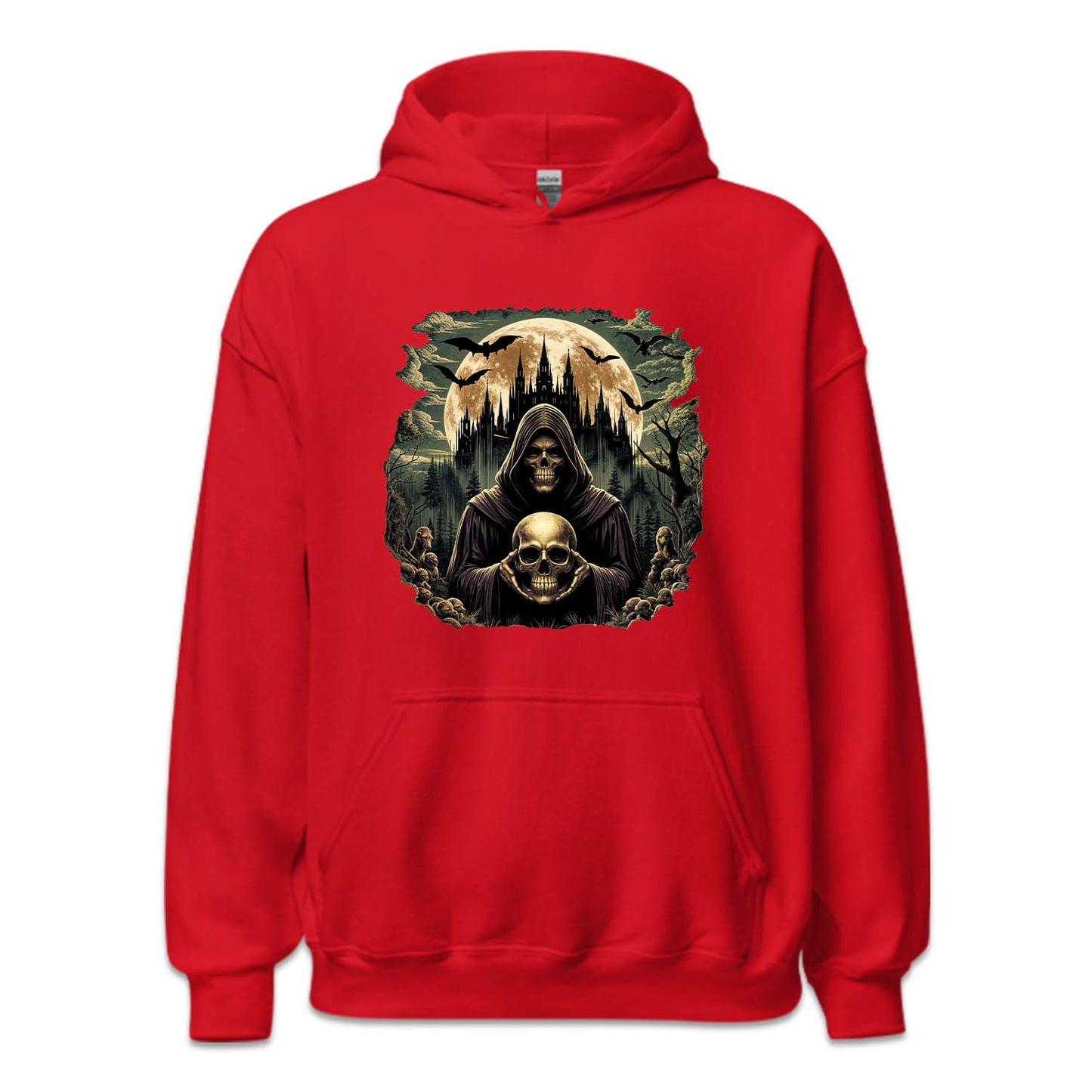 Vintage Skeleton Dark Gothic Castle | PRODUCT CODE: SKLTDKRAV