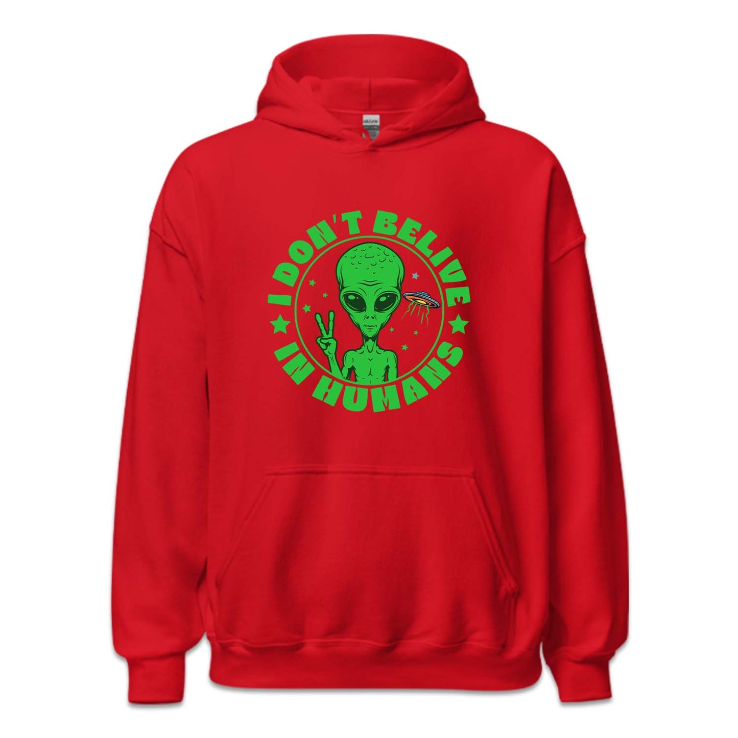 I Don't Believe in Humans Funny UFO Alien | PRODUCT CODE: DNTBLVNHM