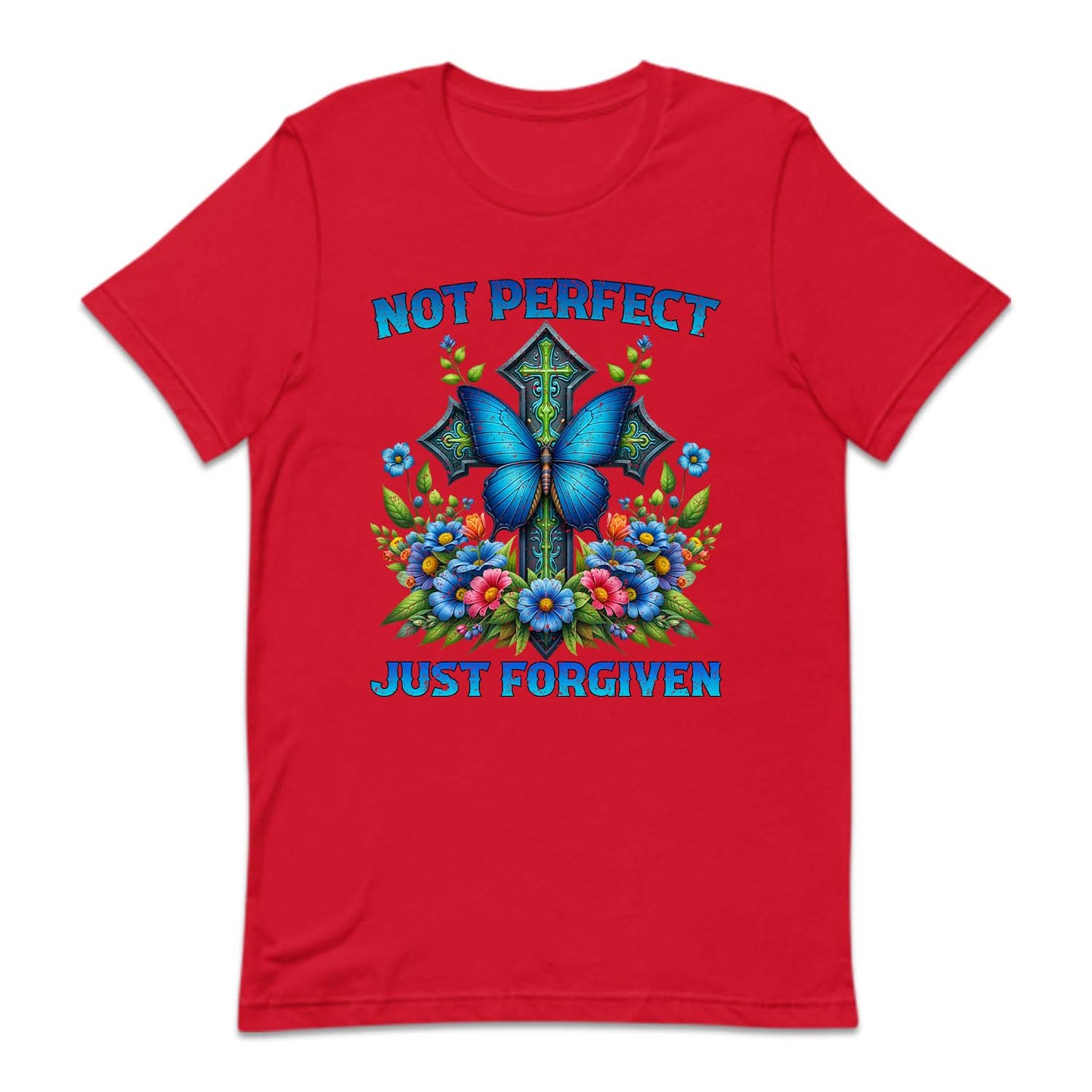 Not Perfect Just Forgiven Christian Cross | PRODUCT CODE: NTPRFJUFRG
