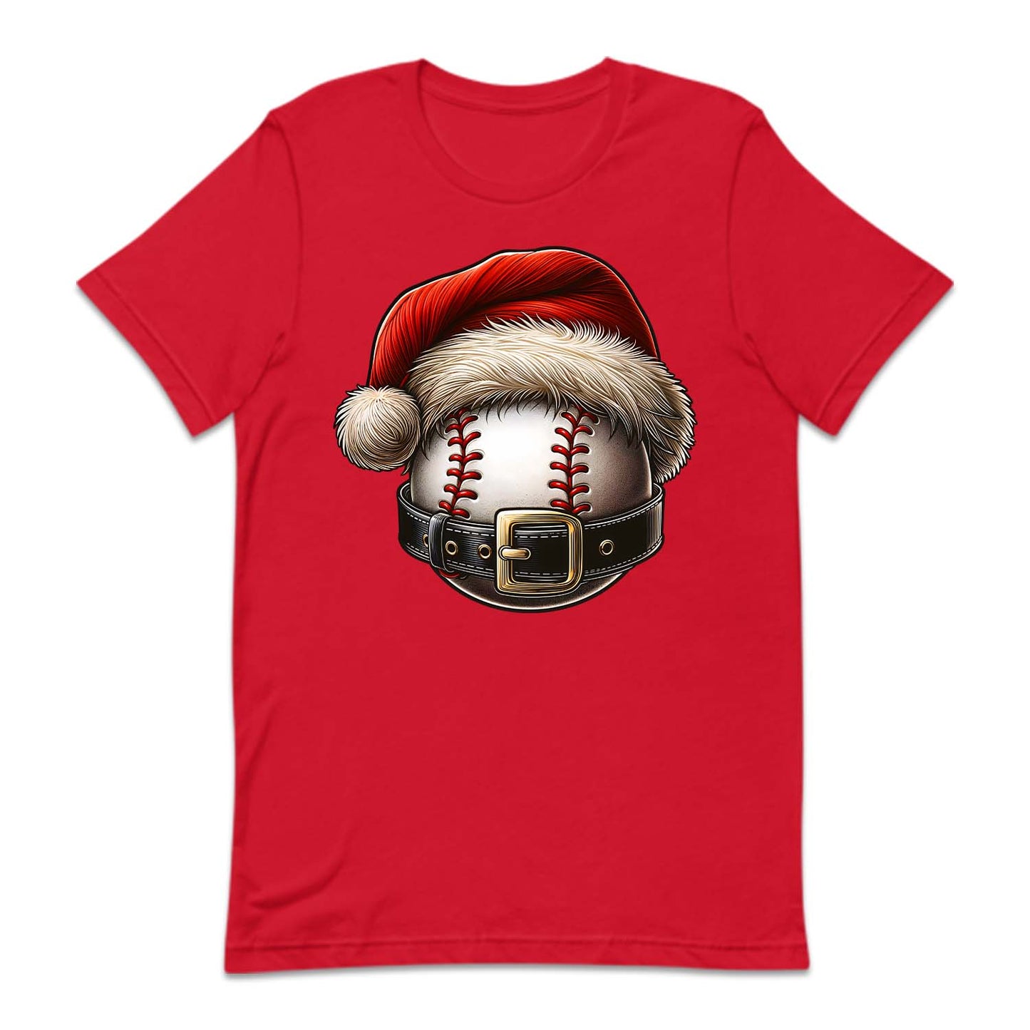 Baseball Christmas Santa Hat & Belt Baseball Xmas Sports | PRODUCT CODE: BSALCHRTANH