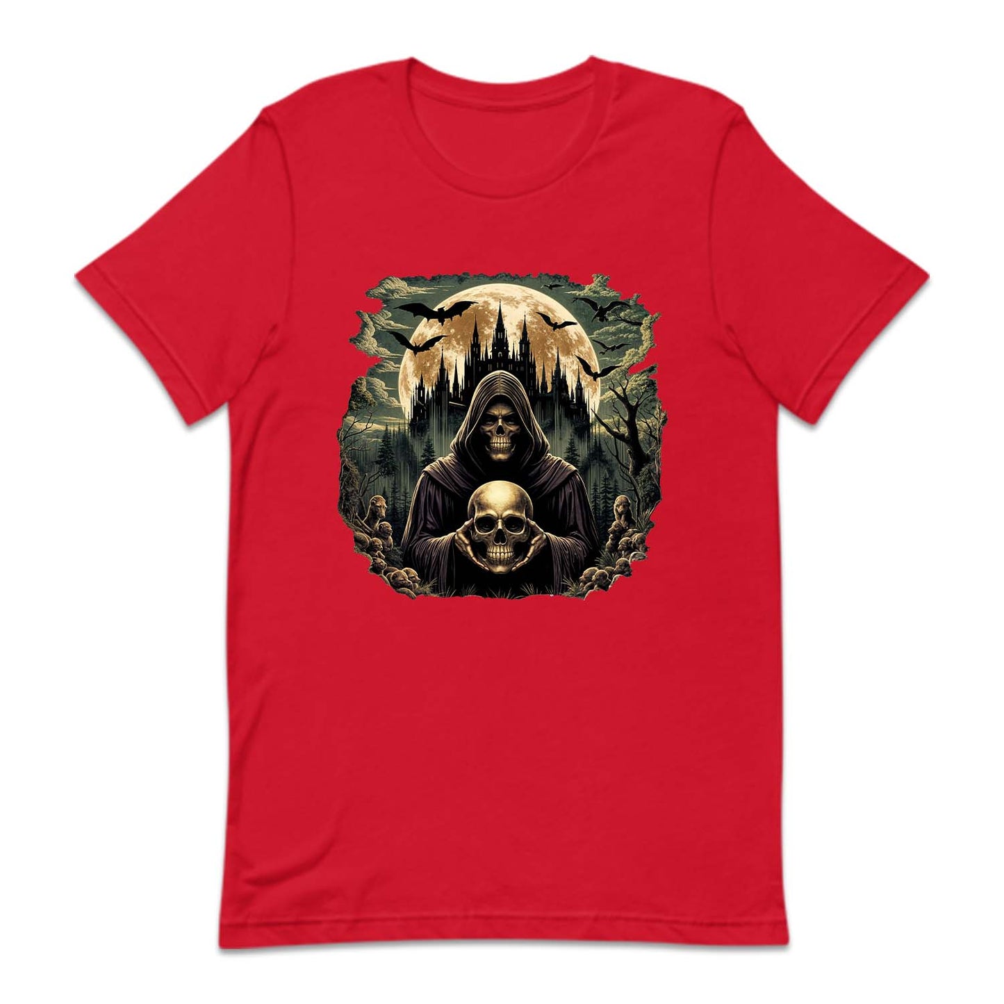 Vintage Skeleton Dark Gothic Castle | PRODUCT CODE: SKLTDKRAV