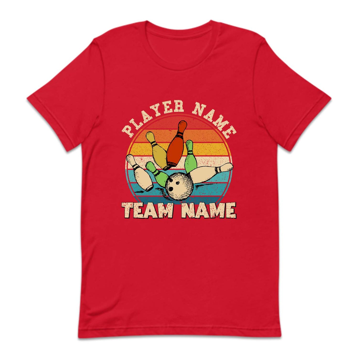 Personalized Retro Bowling Team | PRODUCT CODE: BLWGTMPL