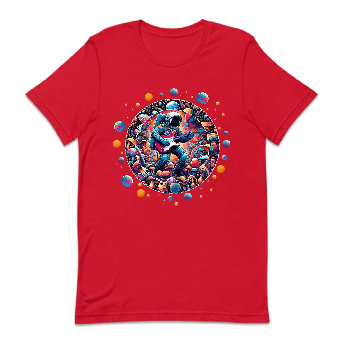 Psychedelic Astronaut Playing Guitar | PRODUCT CODE: ASTRPSDYLG