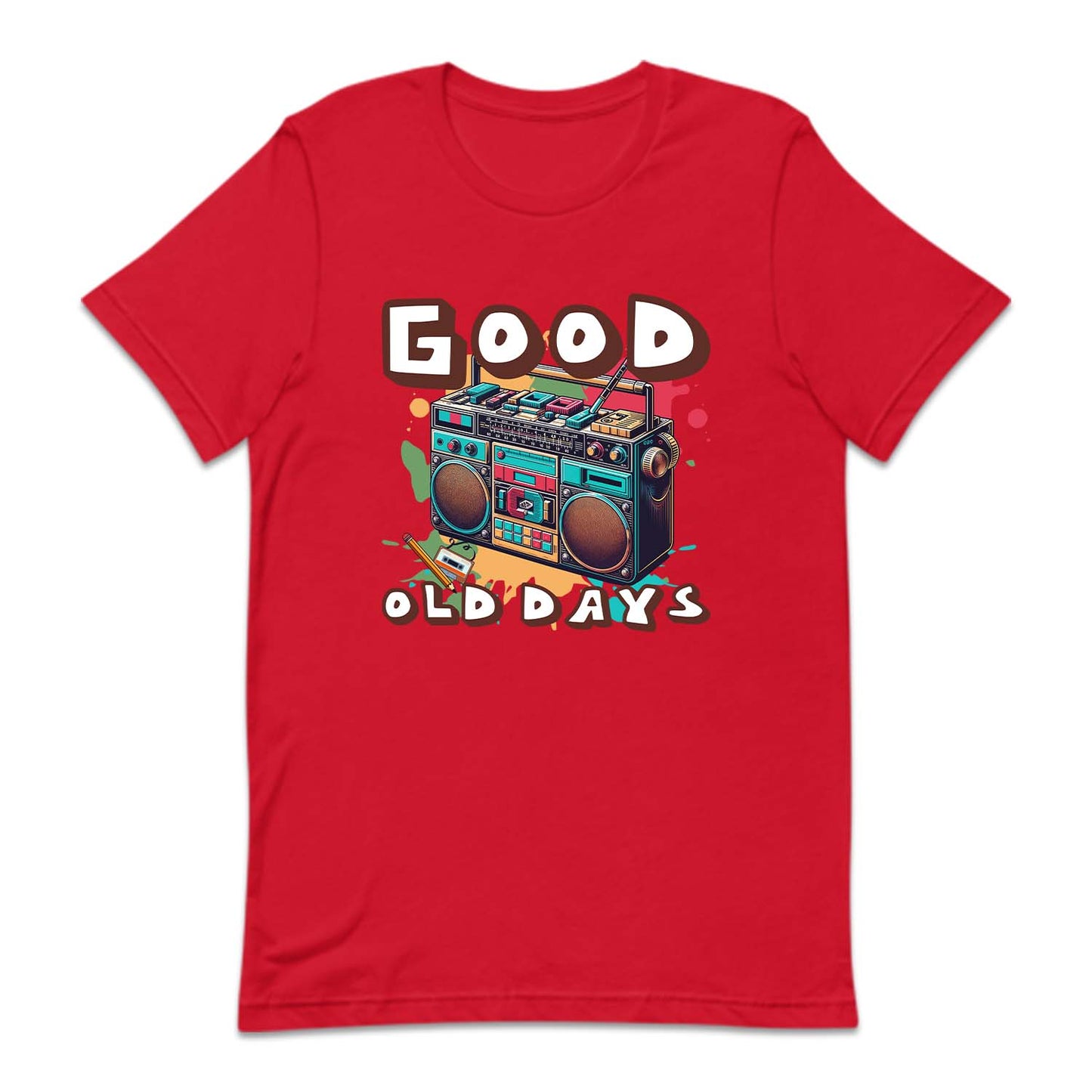 Retro Colorful 80s Cassette Good Old Days | PRODUCT CODE: GDLYSBMOX