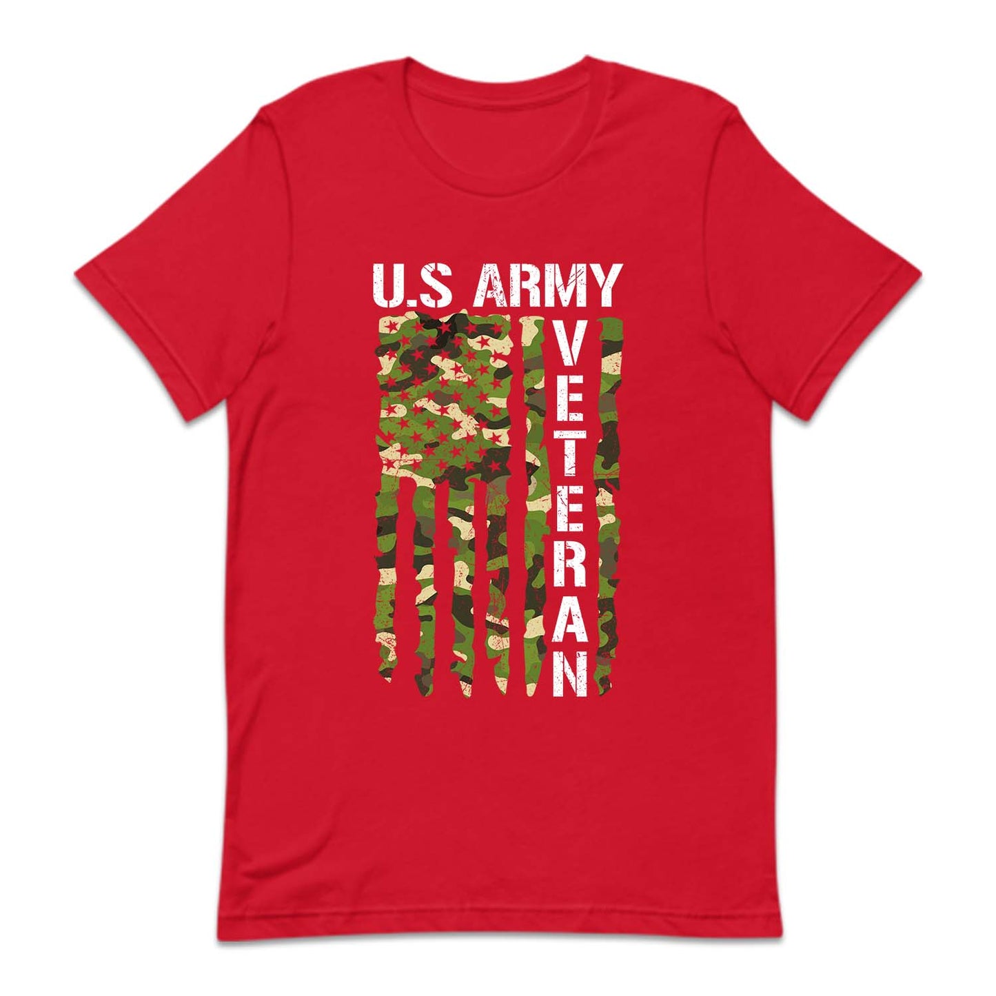 US Army Veteran USA Flag Military Pride Patriotic Veteran | PRODUCT CODE: ARYMRTVNASU