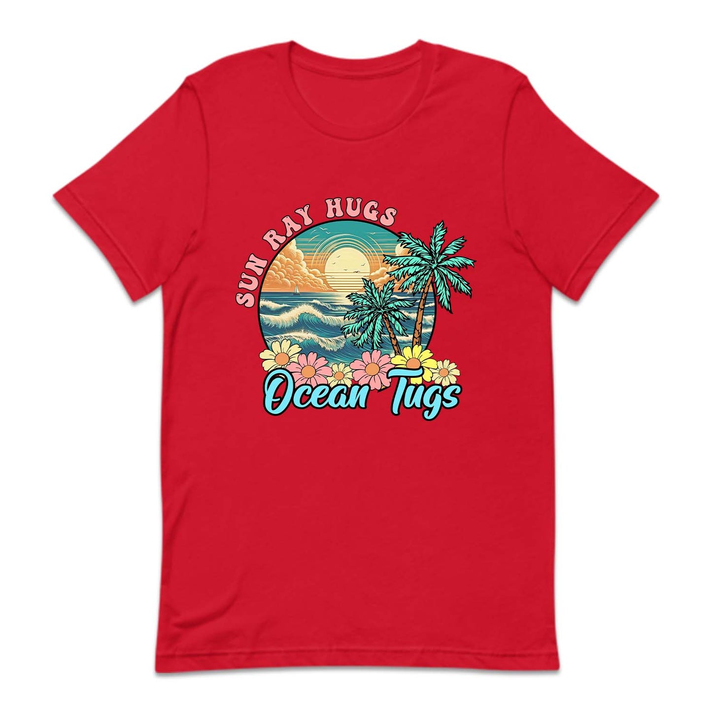 Retro Summer Sun Ray Hugs Ocean Tugs | PRODUCT CODE: SNRYHGOC