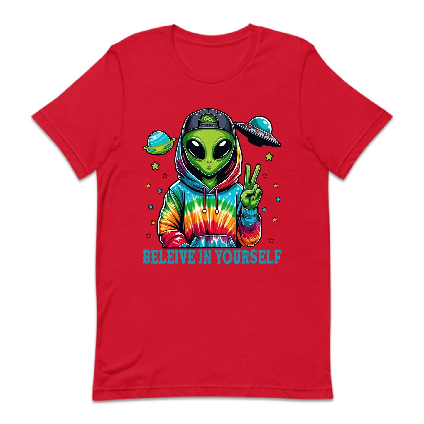 Believe In Yourself Motivational Alien | PRODUCT CODE: ALBEVNYRU