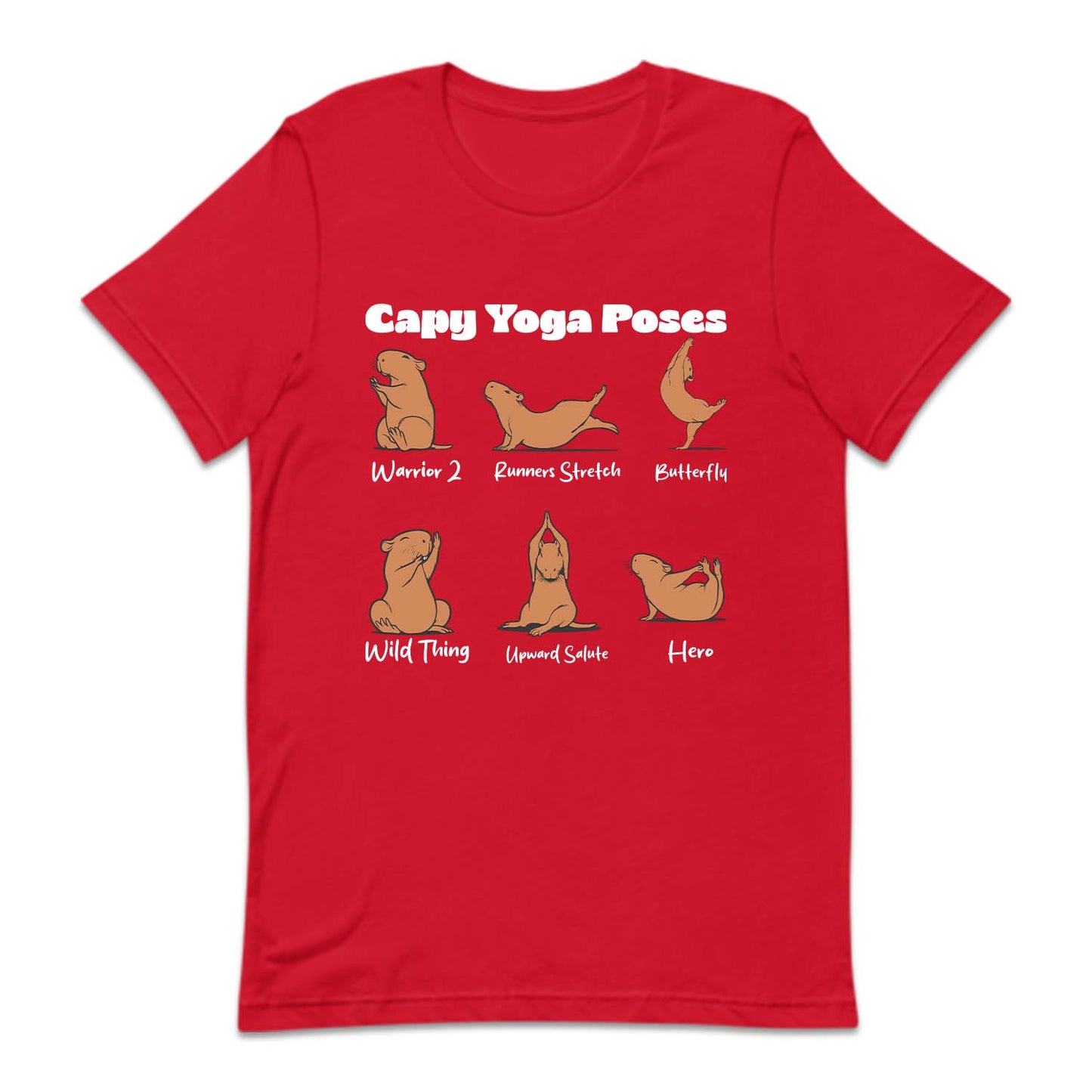 Cute Capybara Yoga Poses | PRODUCT CODE: YGCPYSOBR