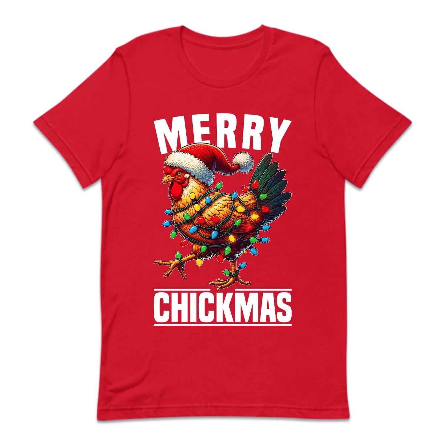 Merry Chickmas Christmas Chicken Xmas Farm Animal | PRODUCT CODE: MYRCHKRMNL