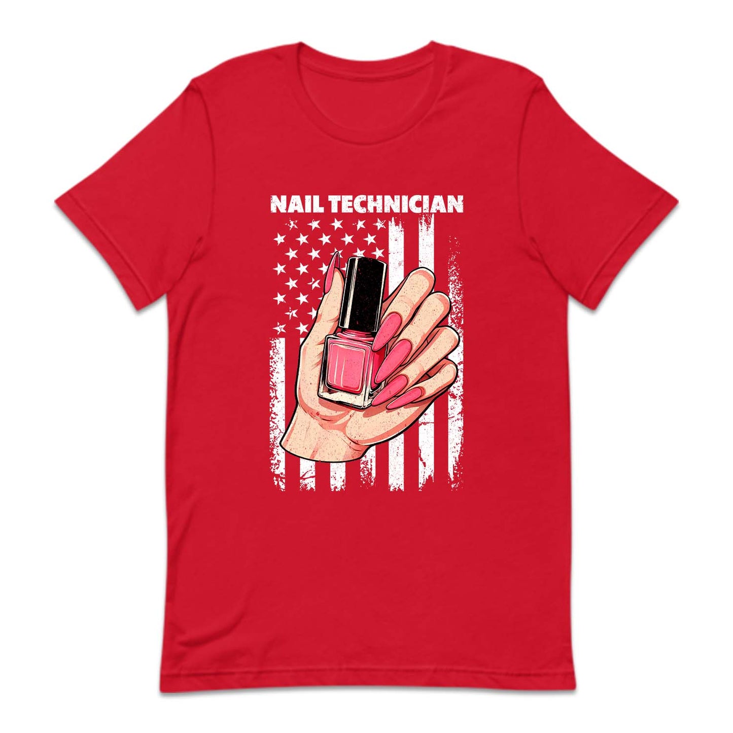 Nail Technician 4th Of July Nail Art American Flag | PRODUCT CODE: NLTCHAMRFL