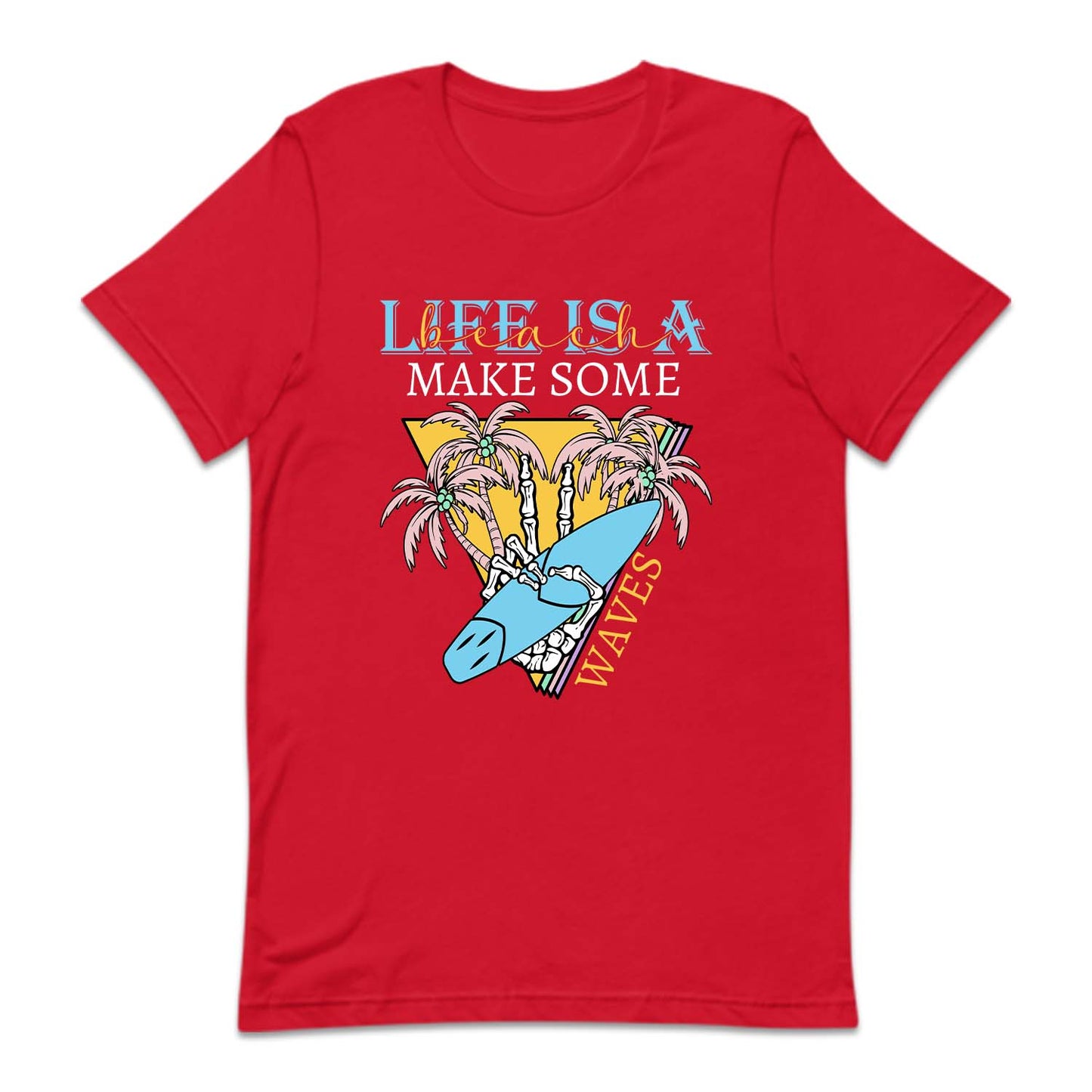 Life is a Beach Make Some Waves Surfing Skeleton | PRODUCT CODE: LFSABCHMK