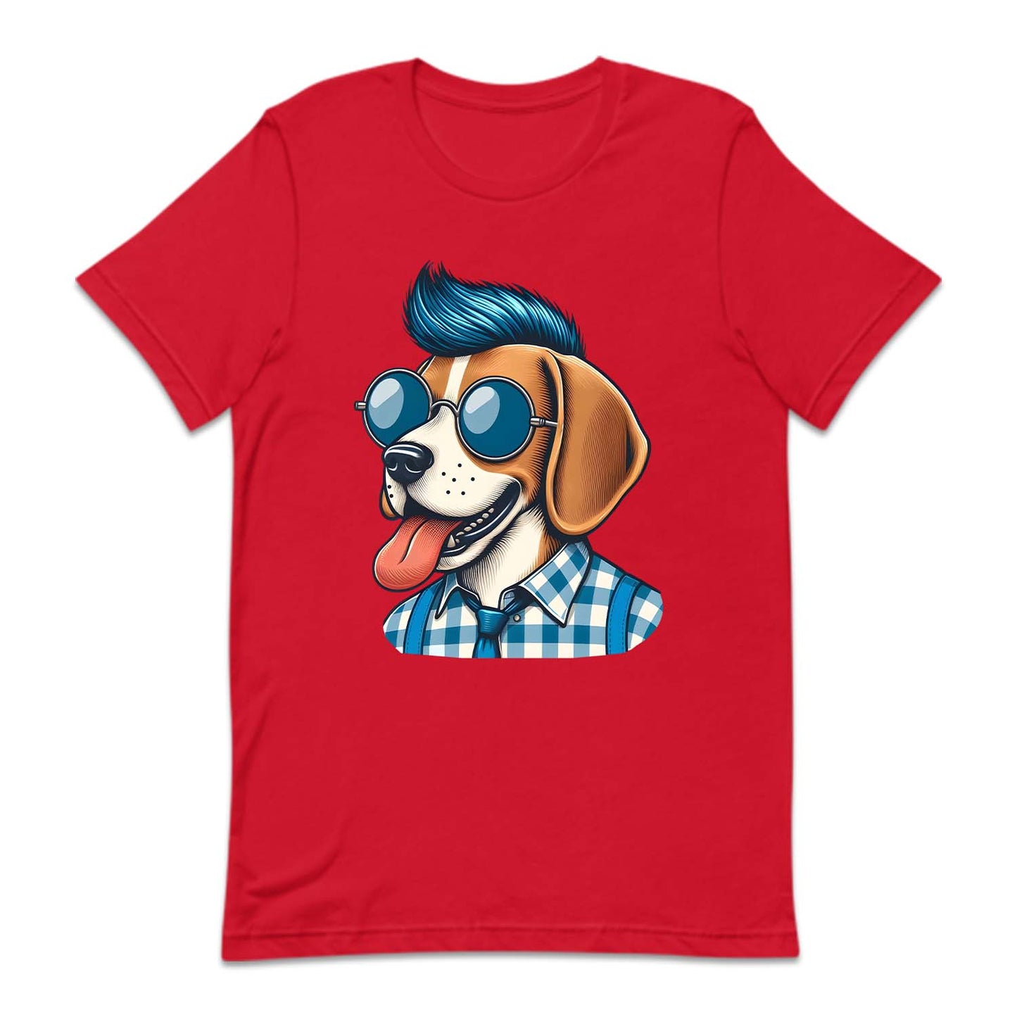 Beagle Punk Dog with Sunglasses Spiked Hair | PRODUCT CODE: BGLEDOPNK
