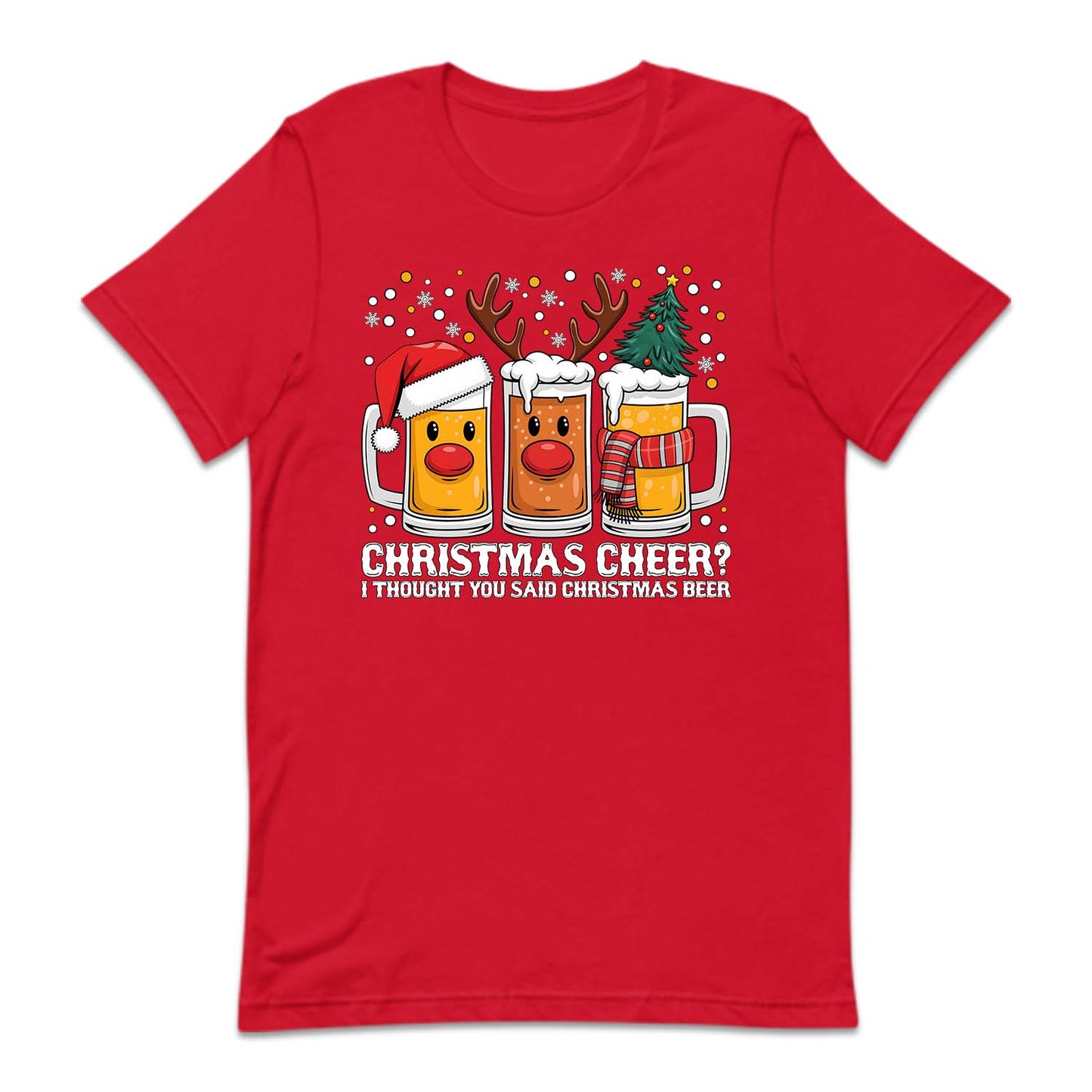 Christmas Cheer I Thought You Said Christmas Beer Xmas Beer Lover | PRODUCT CODE: CHRETGHUSDB