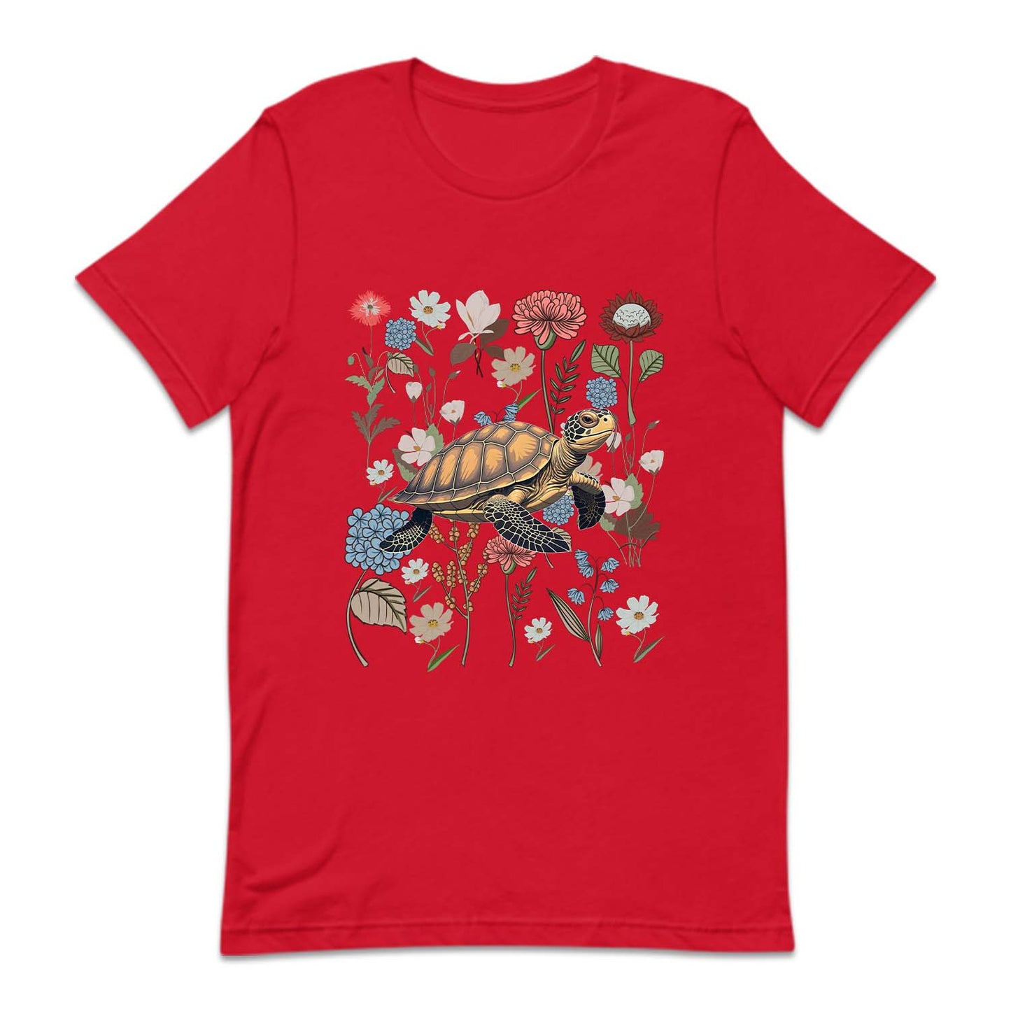 Vintage Floral Sea Turtle | PRODUCT CODE: VGTFLOSERT