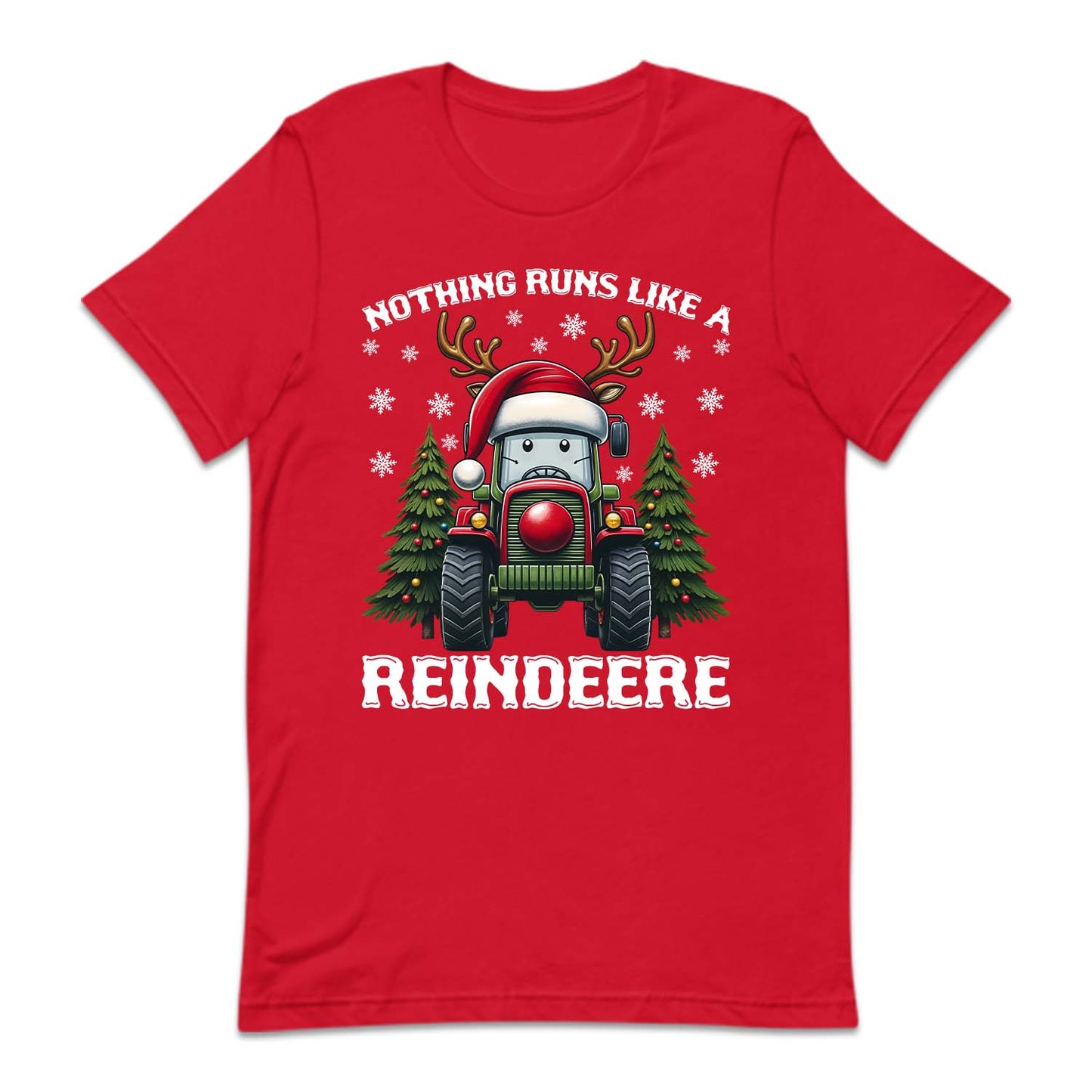 Reindeer Tractor Christmas Nothing Runs Like Reindeer Xmas Farming | PRODUCT CODE: RNDRTRCHMG