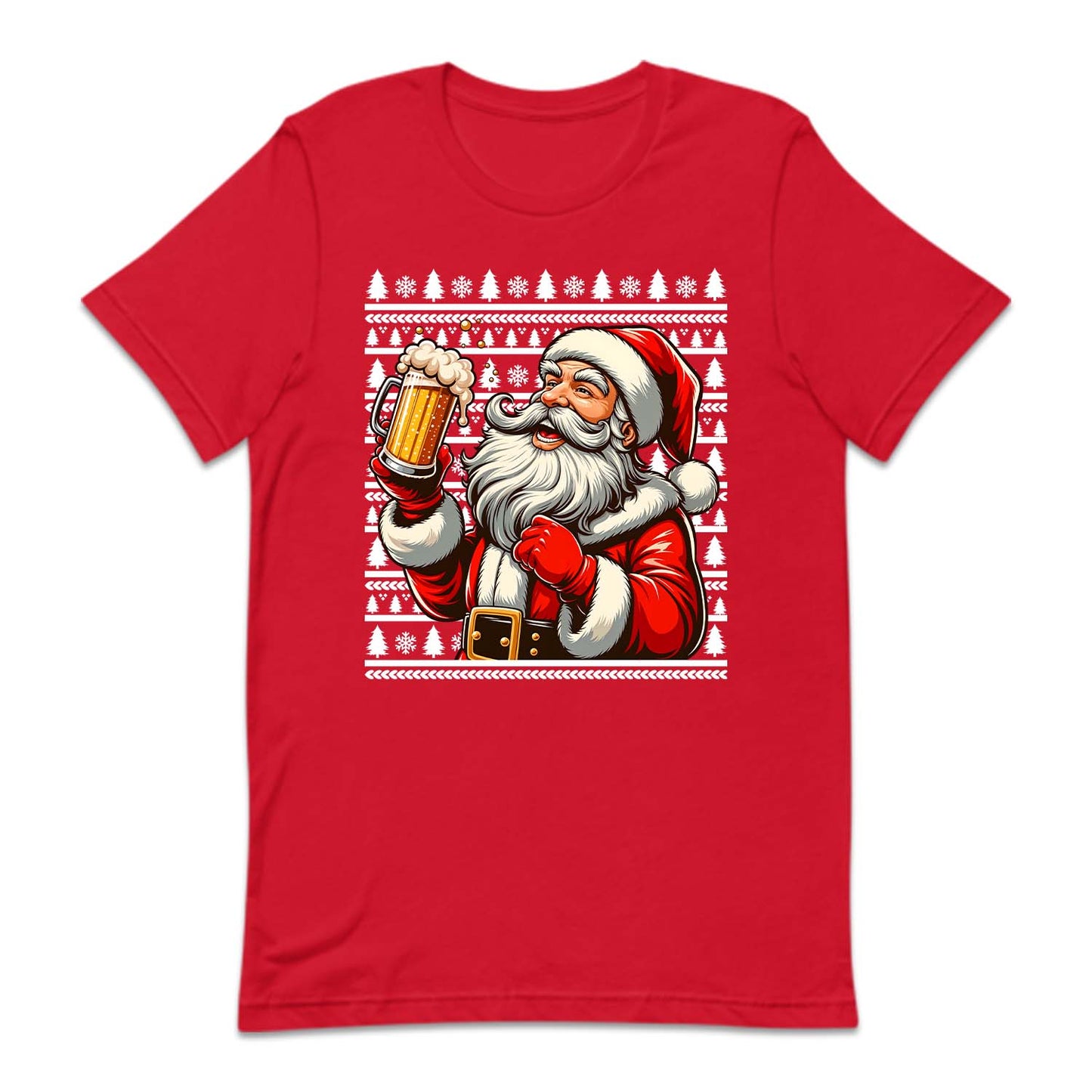 Santa Claus Holding Beer Christmas Drunk Santa Xmas Party | PRODUCT CODE: SNTCHLDBRE