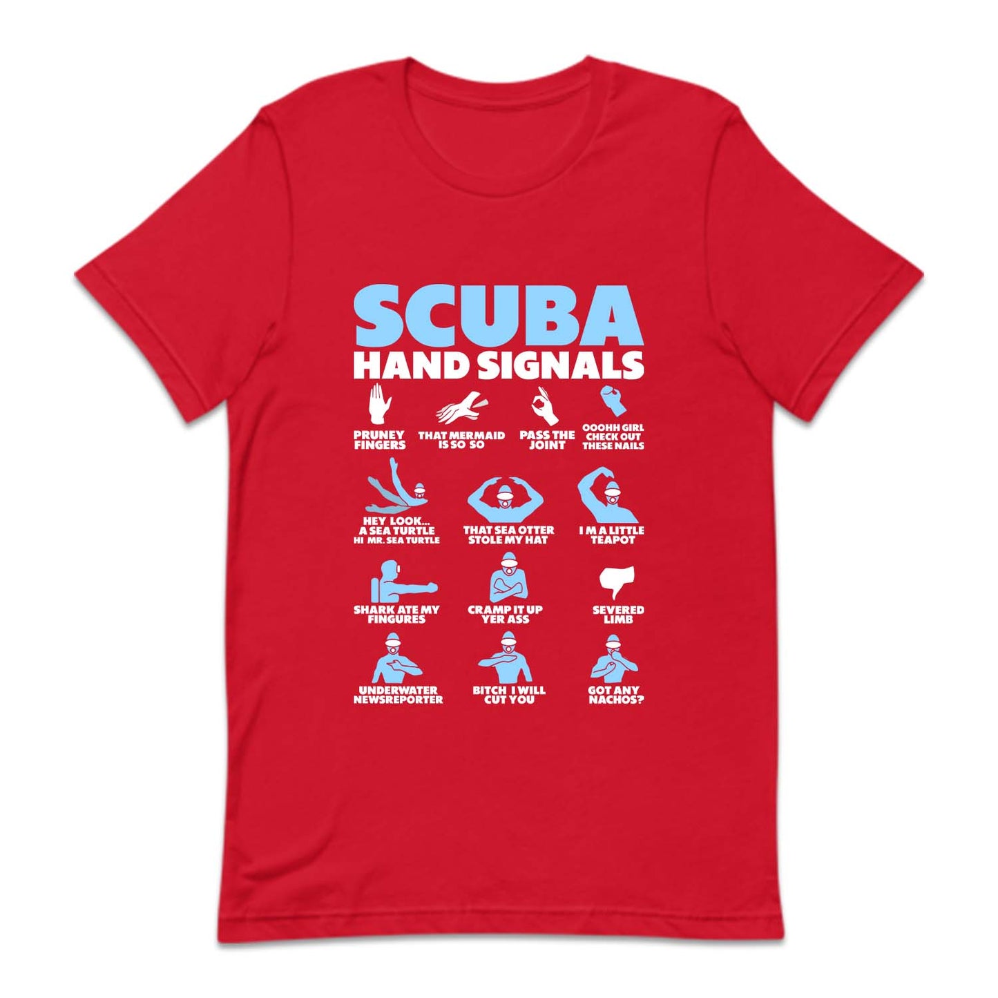 Scuba Hand Signals Ocean Adventure | PRODUCT CODE: SCBAHNDGL