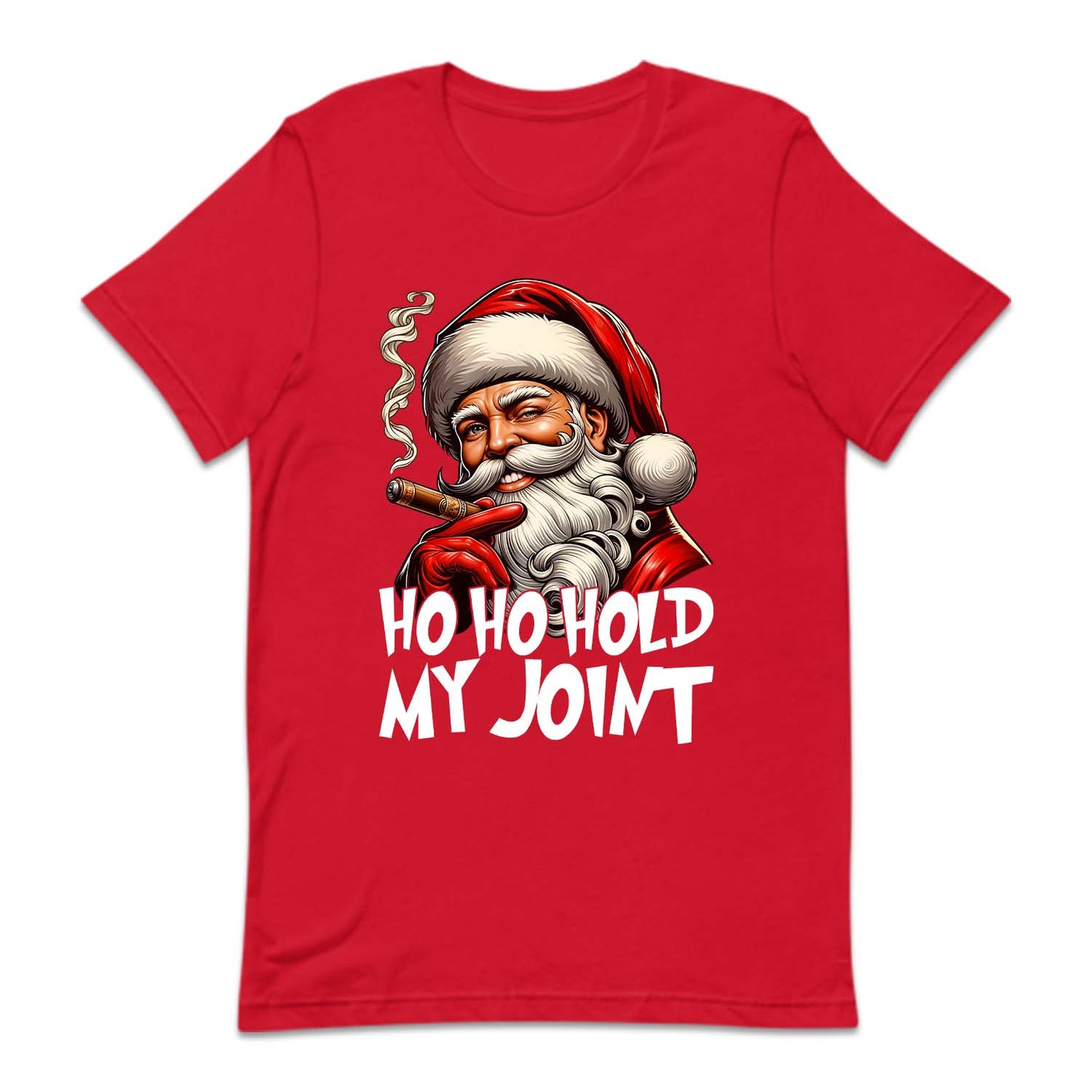 Christmas Cannabis Santa Hold My Joint Xmas | PRODUCT CODE: STNAHLDJCH