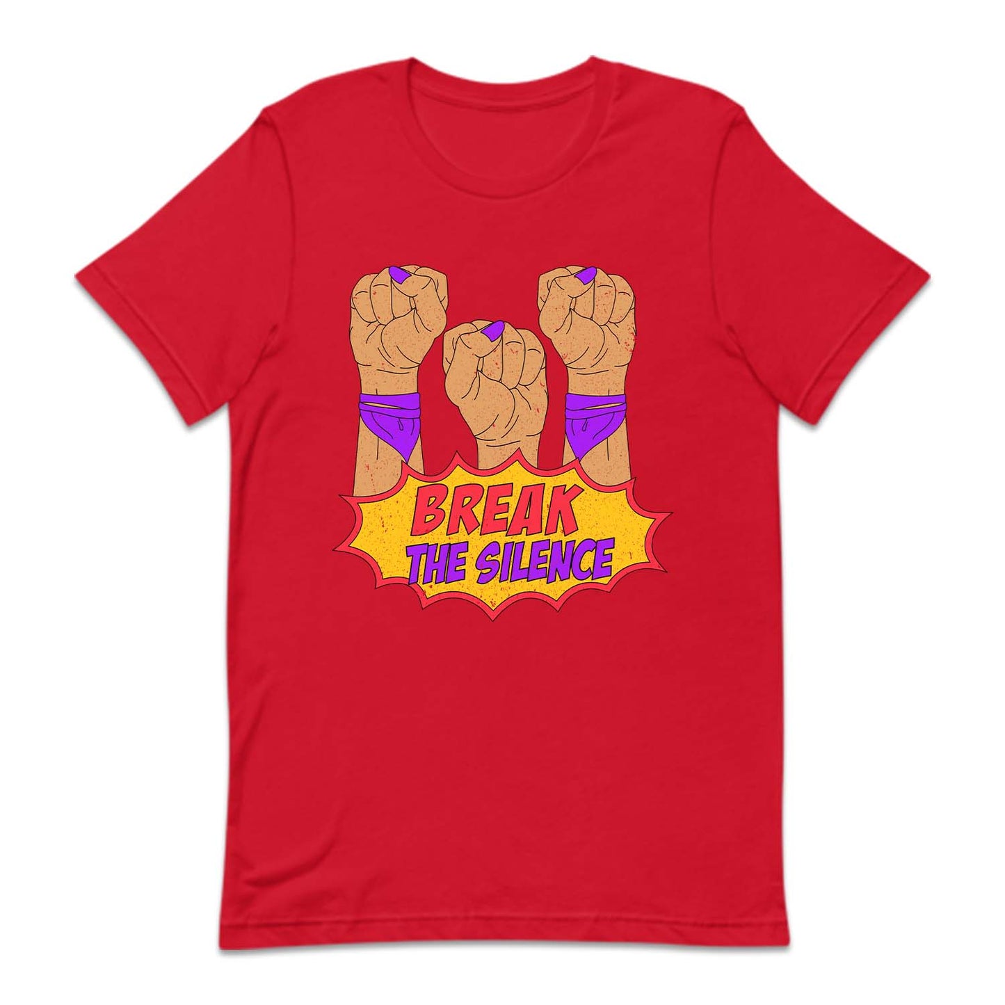 Domestic Violence Awareness Break The Silence Purple Ribbon | PRODUCT CODE: BRKETHSLIC