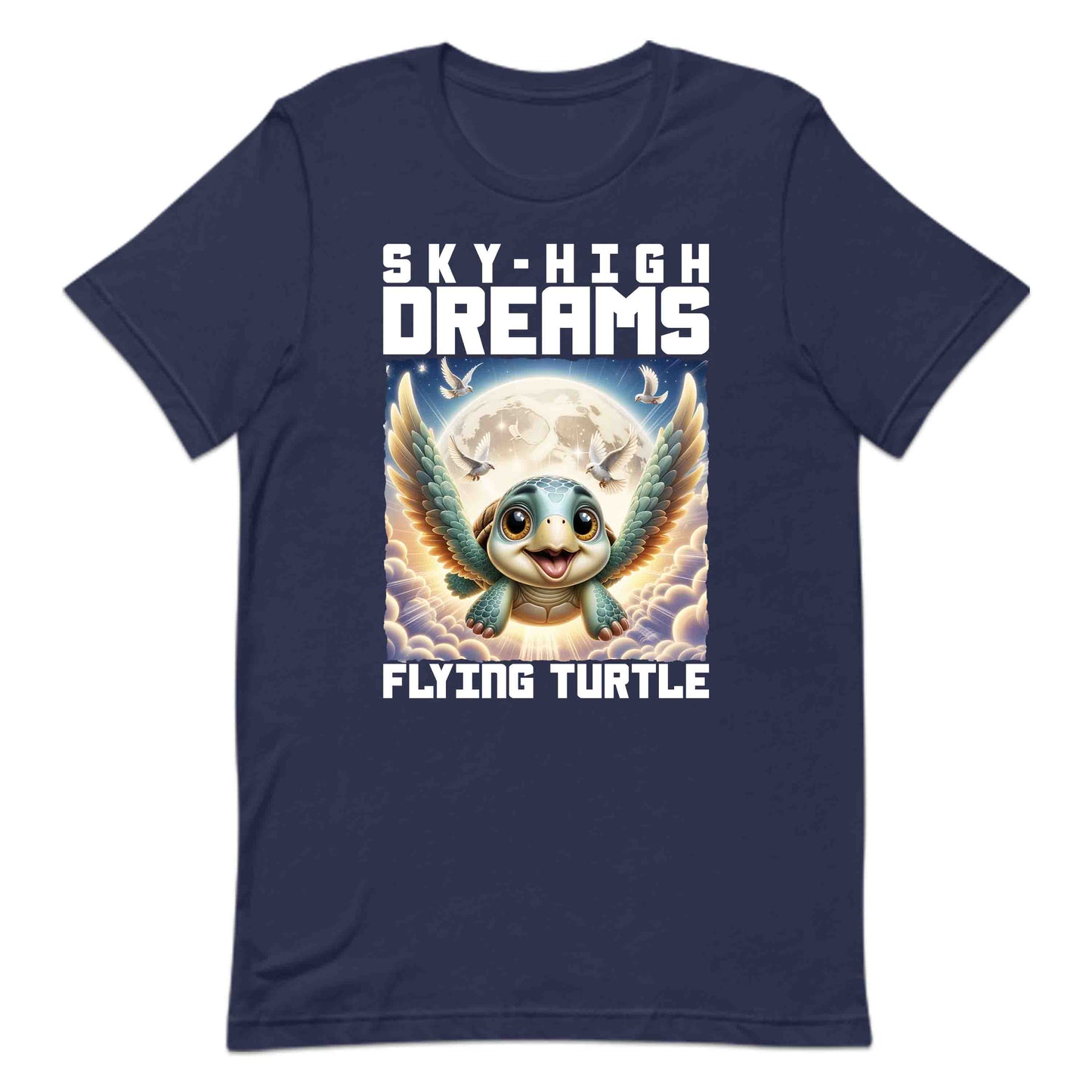 Sky-High Dreams Flying Turtle  Whimsical Fantasy Adventure Seekers | PRODUCT CODE: SHGDRMFLYNTR