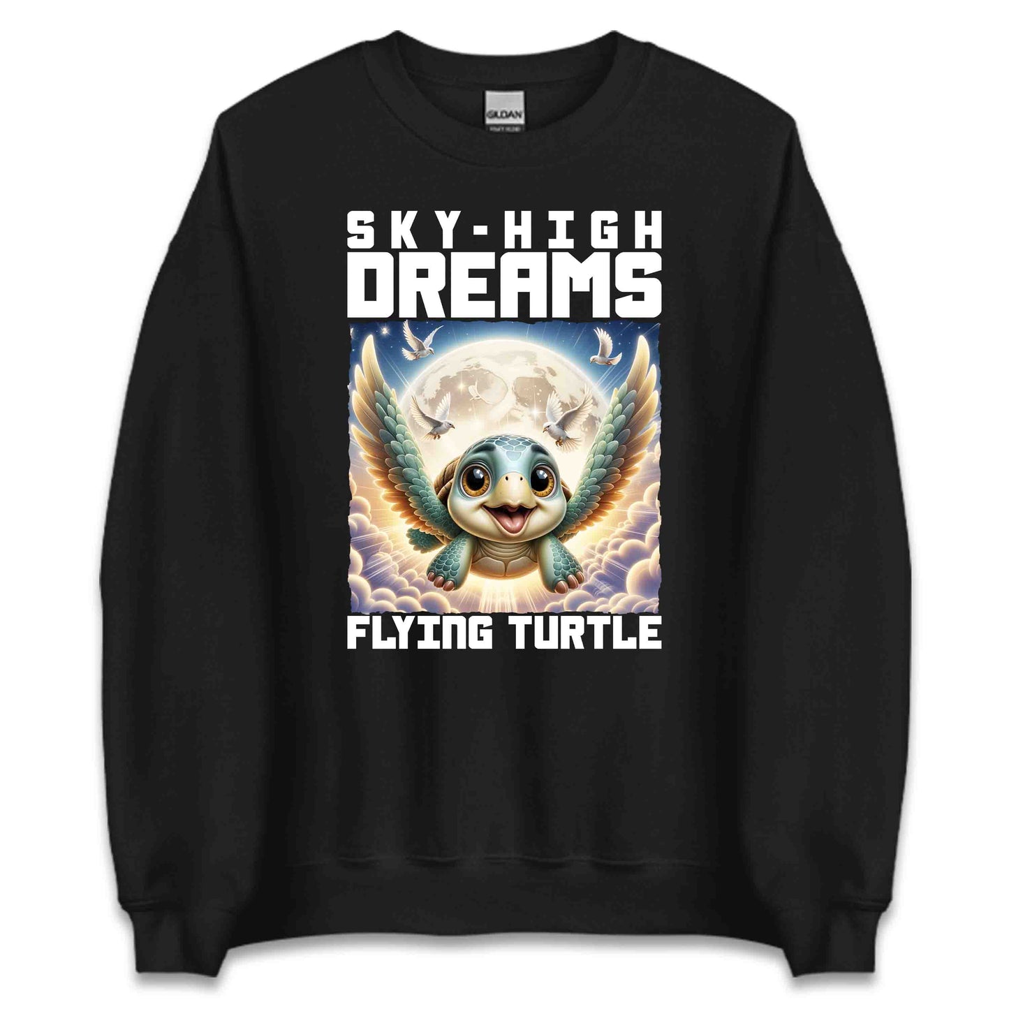 Sky-High Dreams Flying Turtle  Whimsical Fantasy Adventure Seekers | PRODUCT CODE: SHGDRMFLYNTR