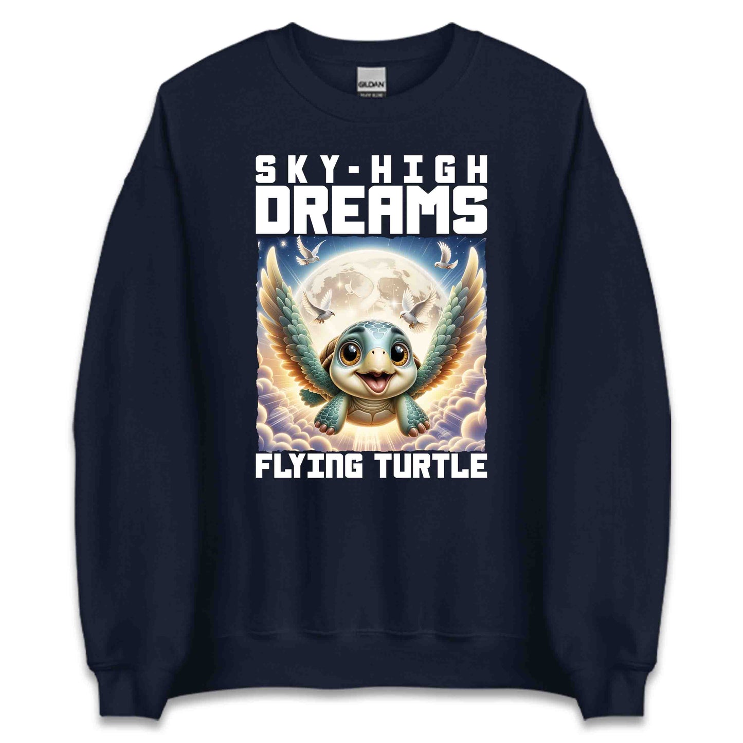 Sky-High Dreams Flying Turtle  Whimsical Fantasy Adventure Seekers | PRODUCT CODE: SHGDRMFLYNTR