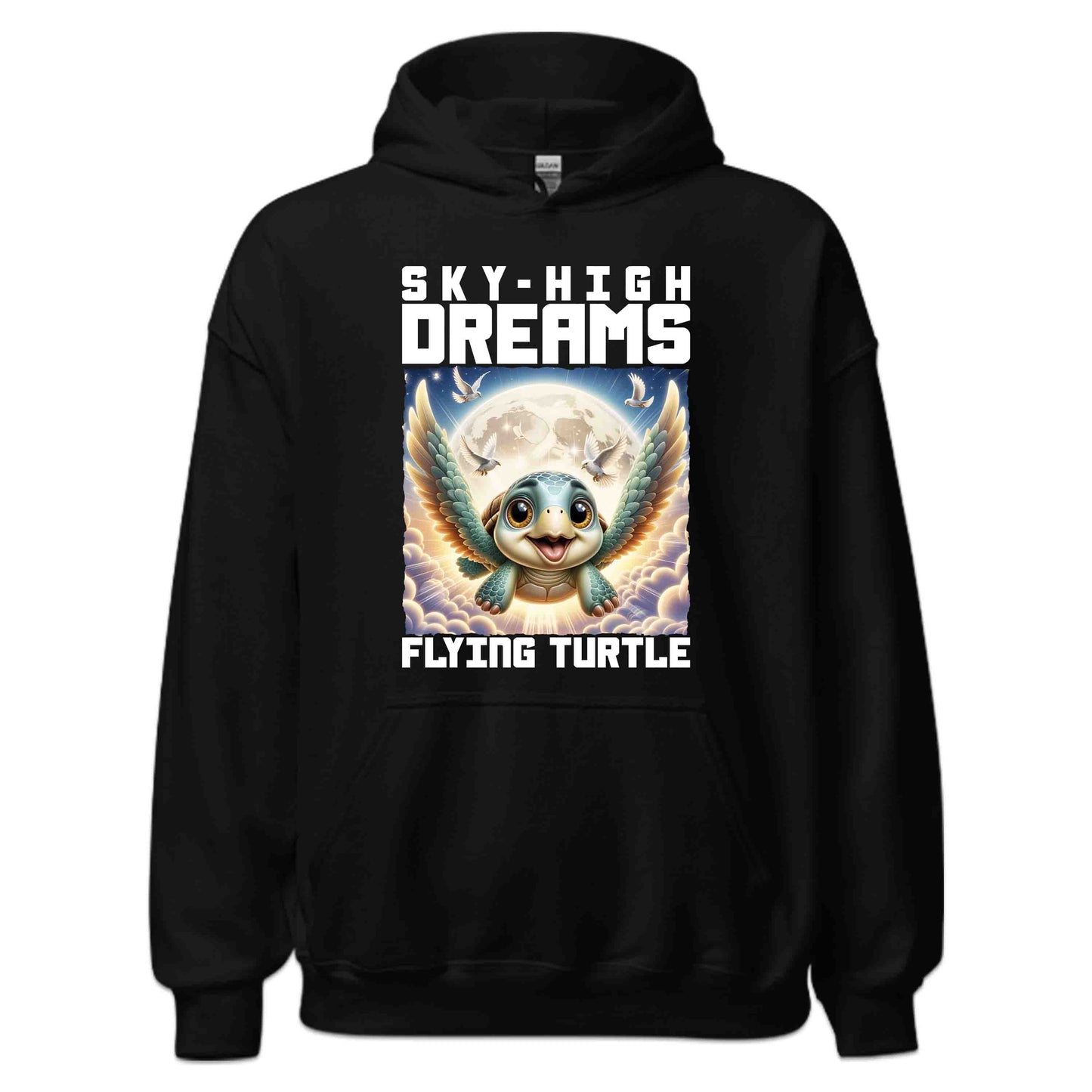 Sky-High Dreams Flying Turtle  Whimsical Fantasy Adventure Seekers | PRODUCT CODE: SHGDRMFLYNTR