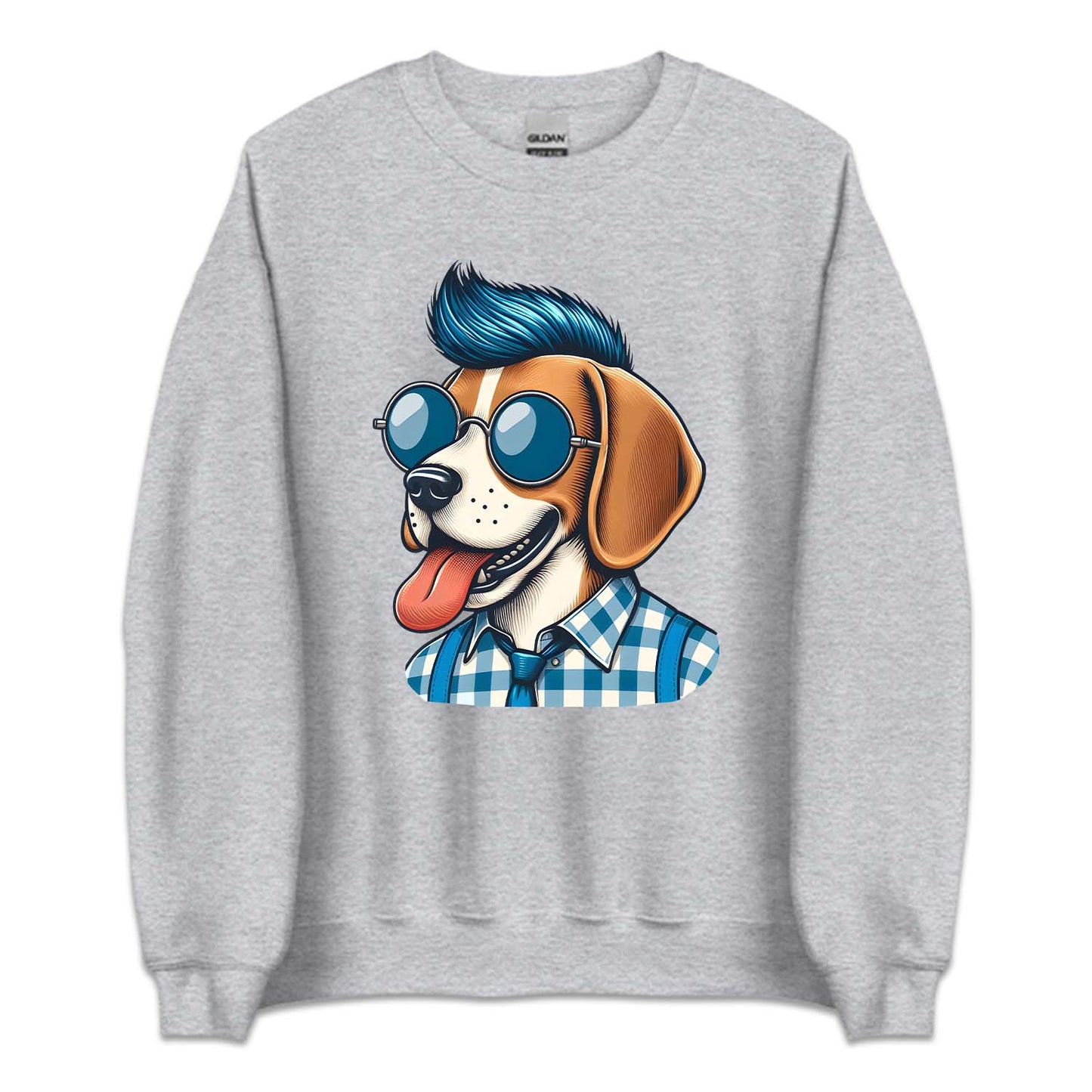 Beagle Punk Dog with Sunglasses Spiked Hair | PRODUCT CODE: BGLEDOPNK