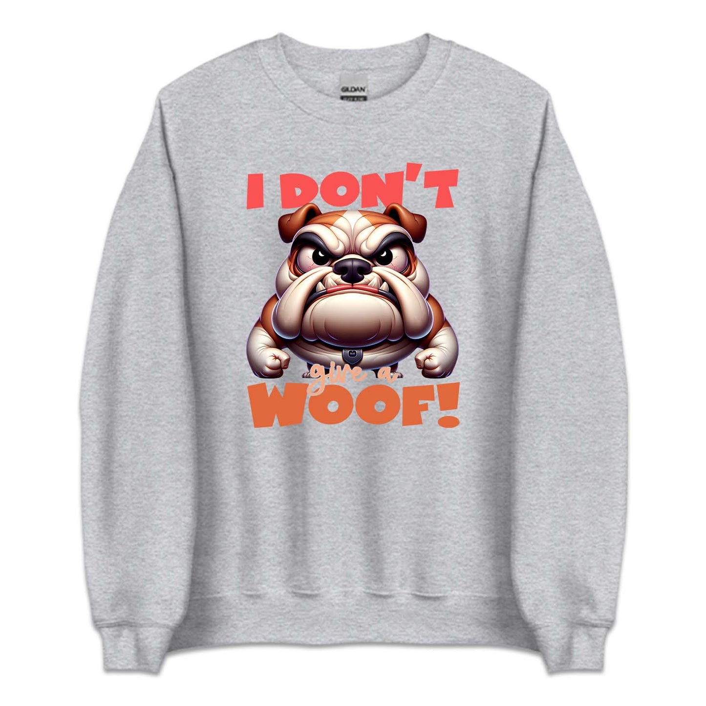 I Don't Give A Woof Angry Bulldog | PRODUCT CODE: IDNTGVAWFO