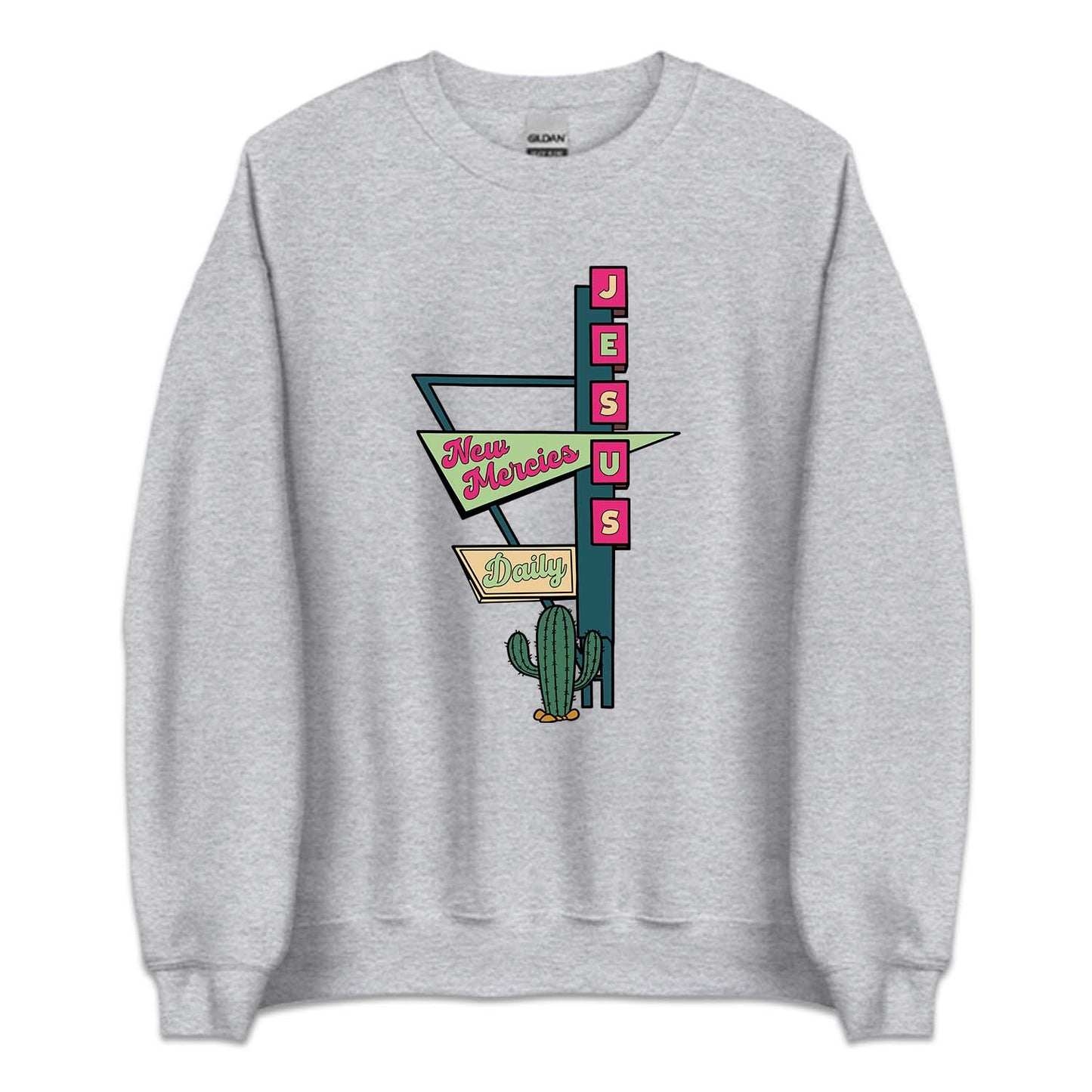 Western Christian Jesus New Mercies Daily Country Style Cactus | PRODUCT CODE: WTSRNCHJNM