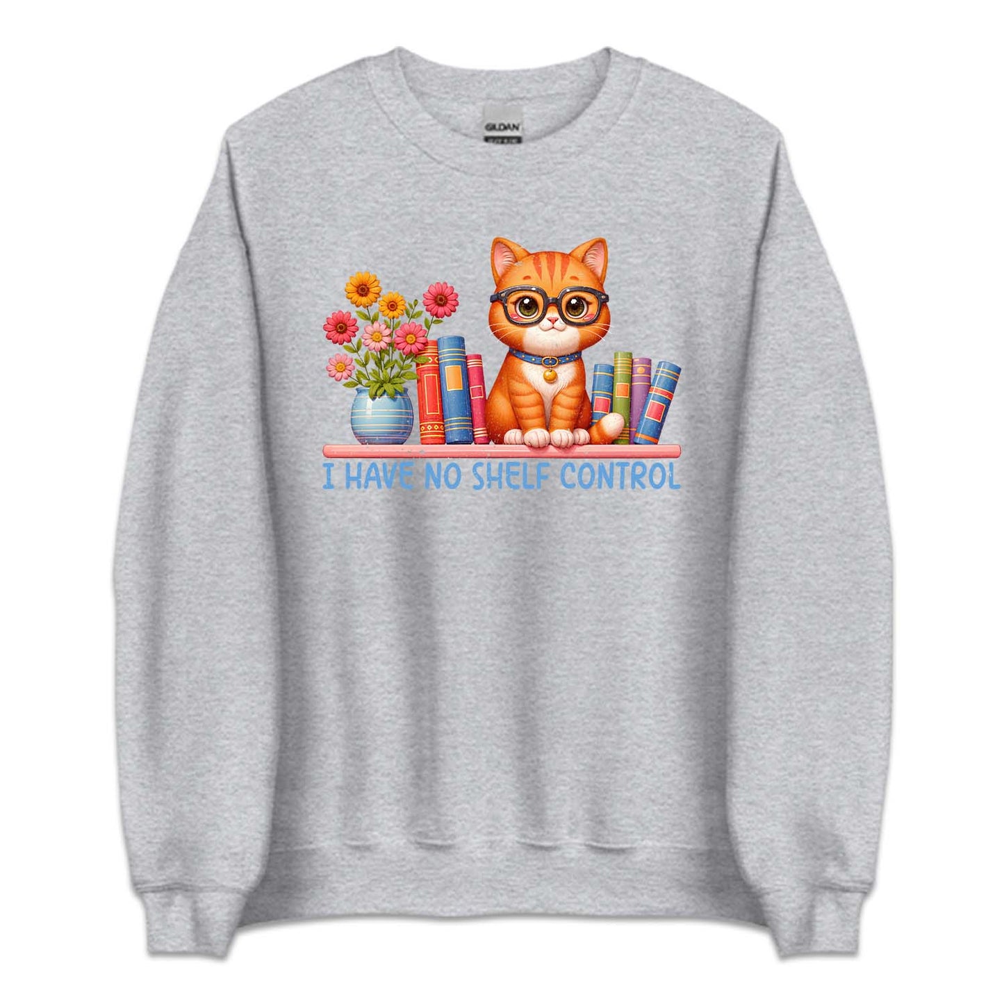 I Have No Shelf Control Cat and Books | PRODUCT CODE: HVNSHLFCN