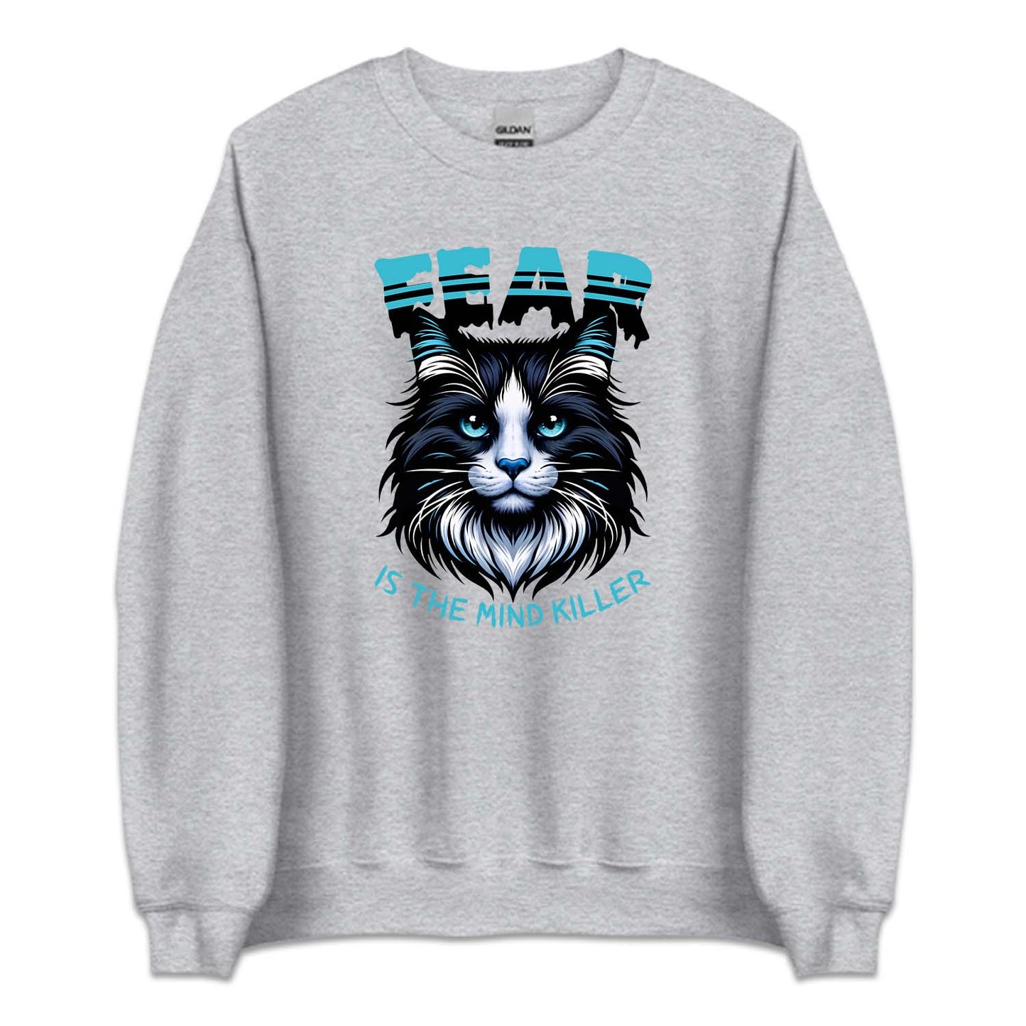 Fear Is The Mind Killer Black Cat Dune Inspired Quote | PRODUCT CODE: FRSTKLREBK