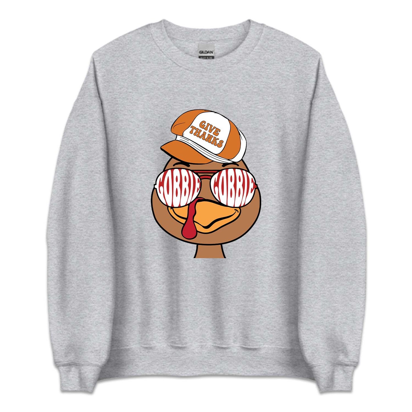 Give Thanks Gobble Gobble Thanksgiving Funny Turkey | PRODUCT CODE: GVTHNKSGBLE