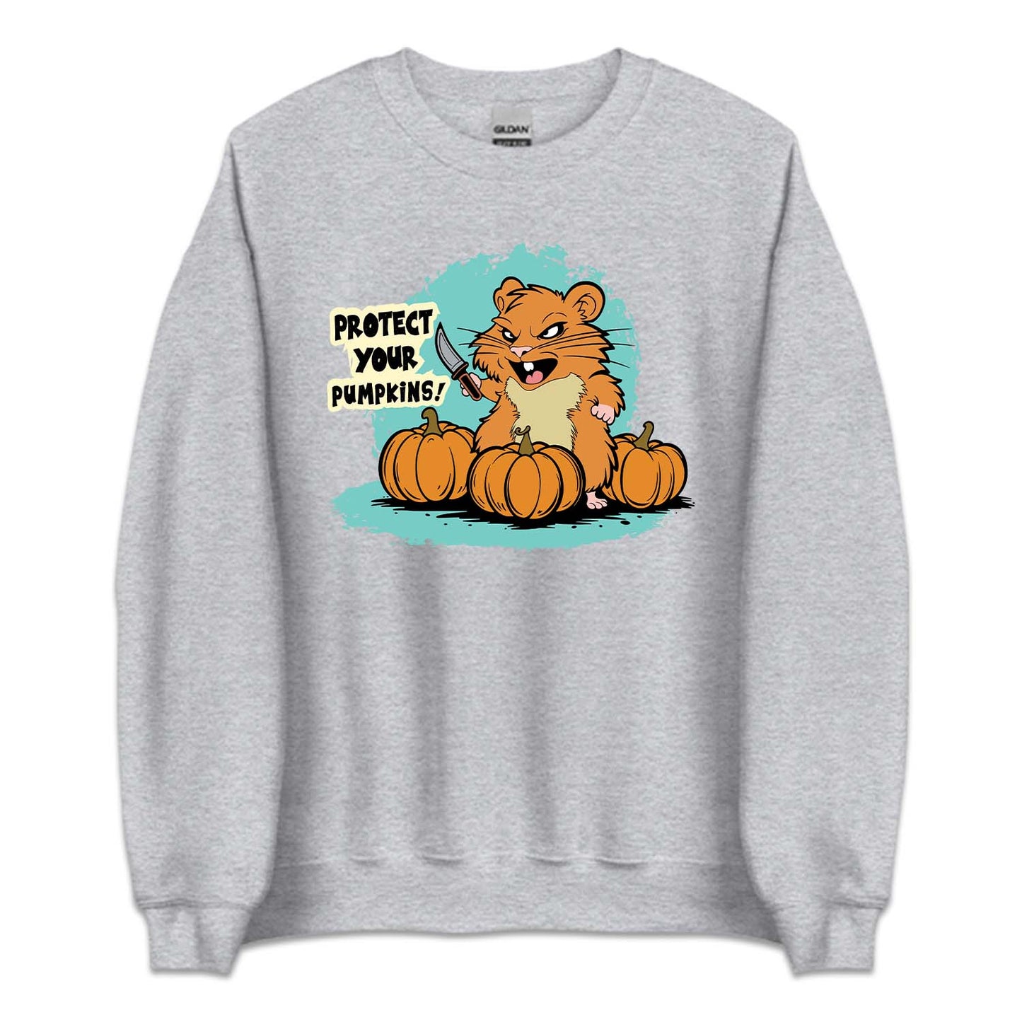 Protect Your Pumpkins Halloween Cute Hamster | PRODUCT CODE: PRTYUMHTS