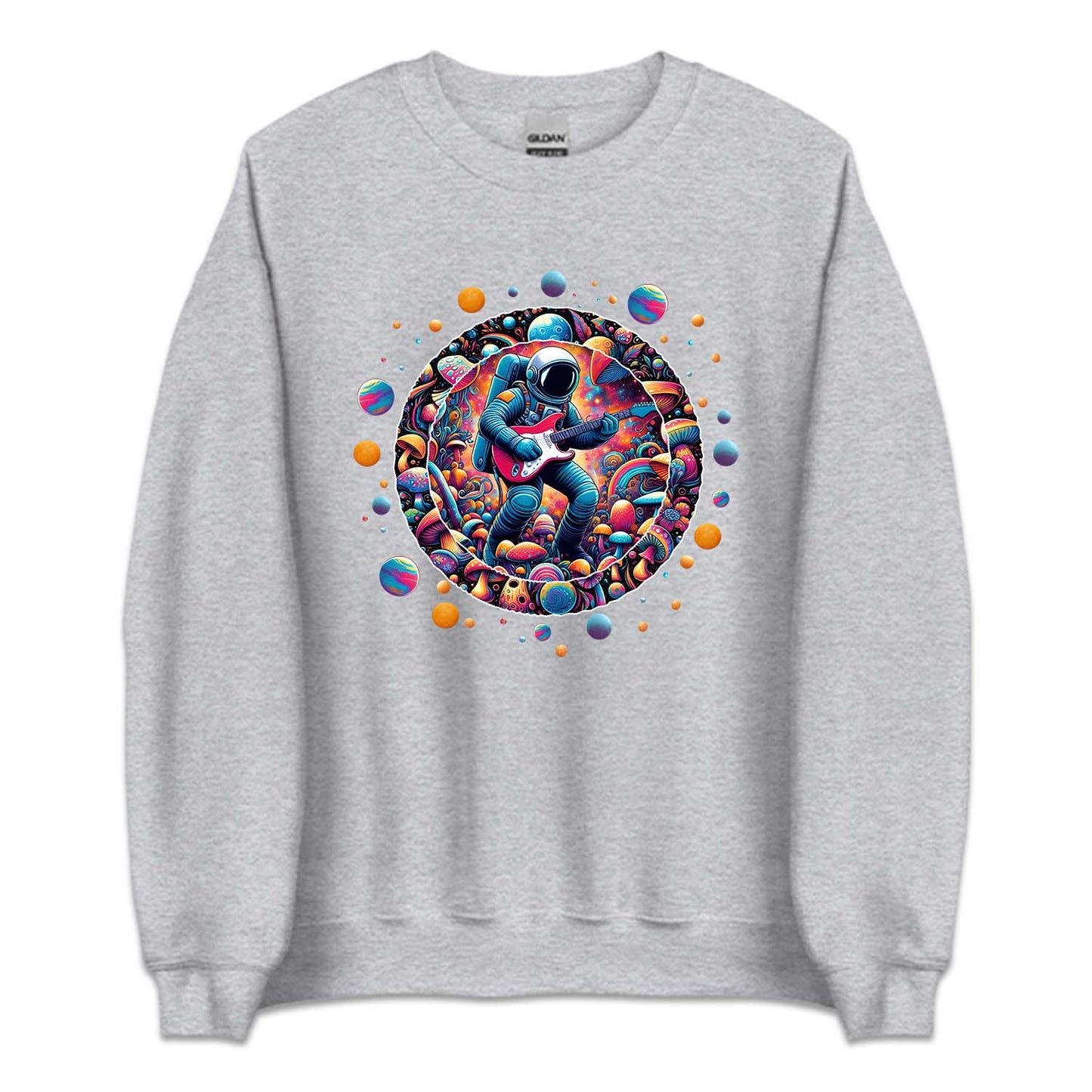 Psychedelic Astronaut Playing Guitar | PRODUCT CODE: ASTRPSDYLG