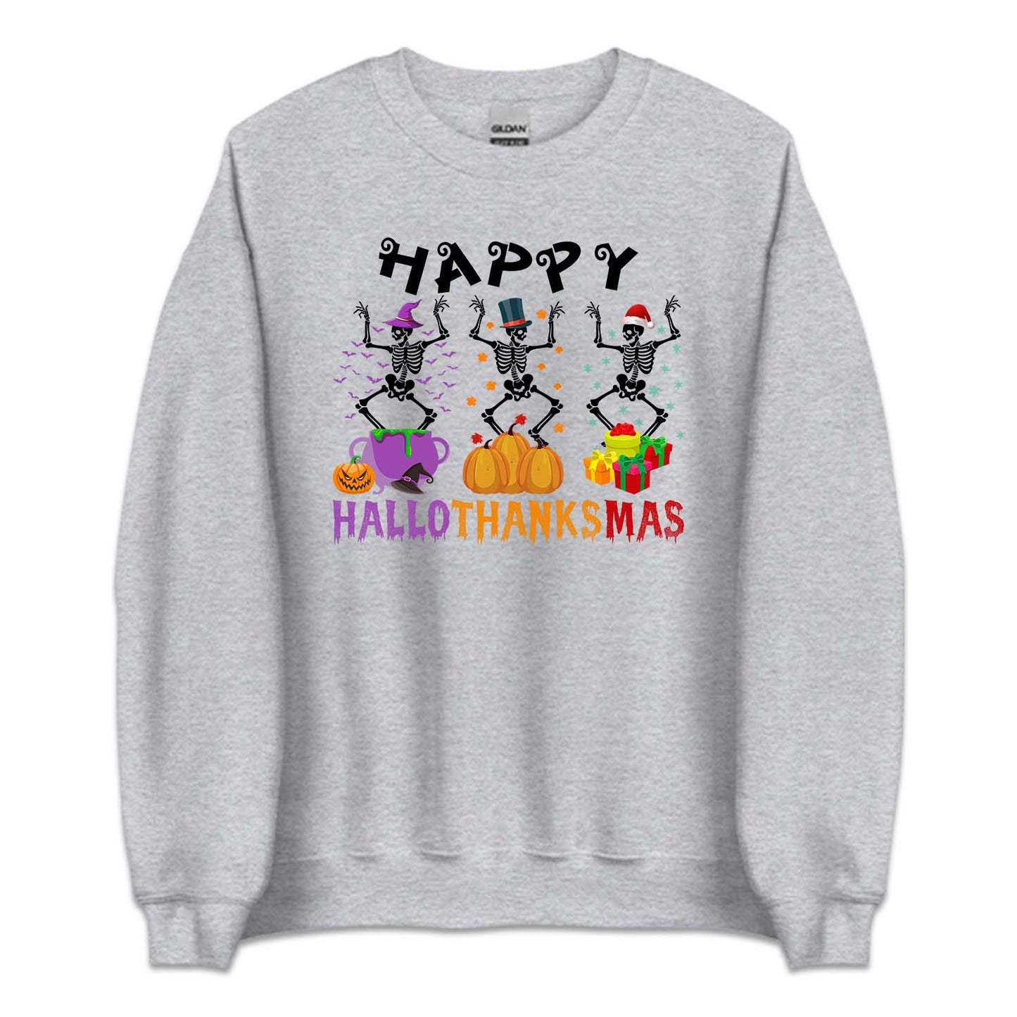 Dancing Skeleton Happy Hallothanksmas | PRODUCT CODE: HLOTHDNCSK