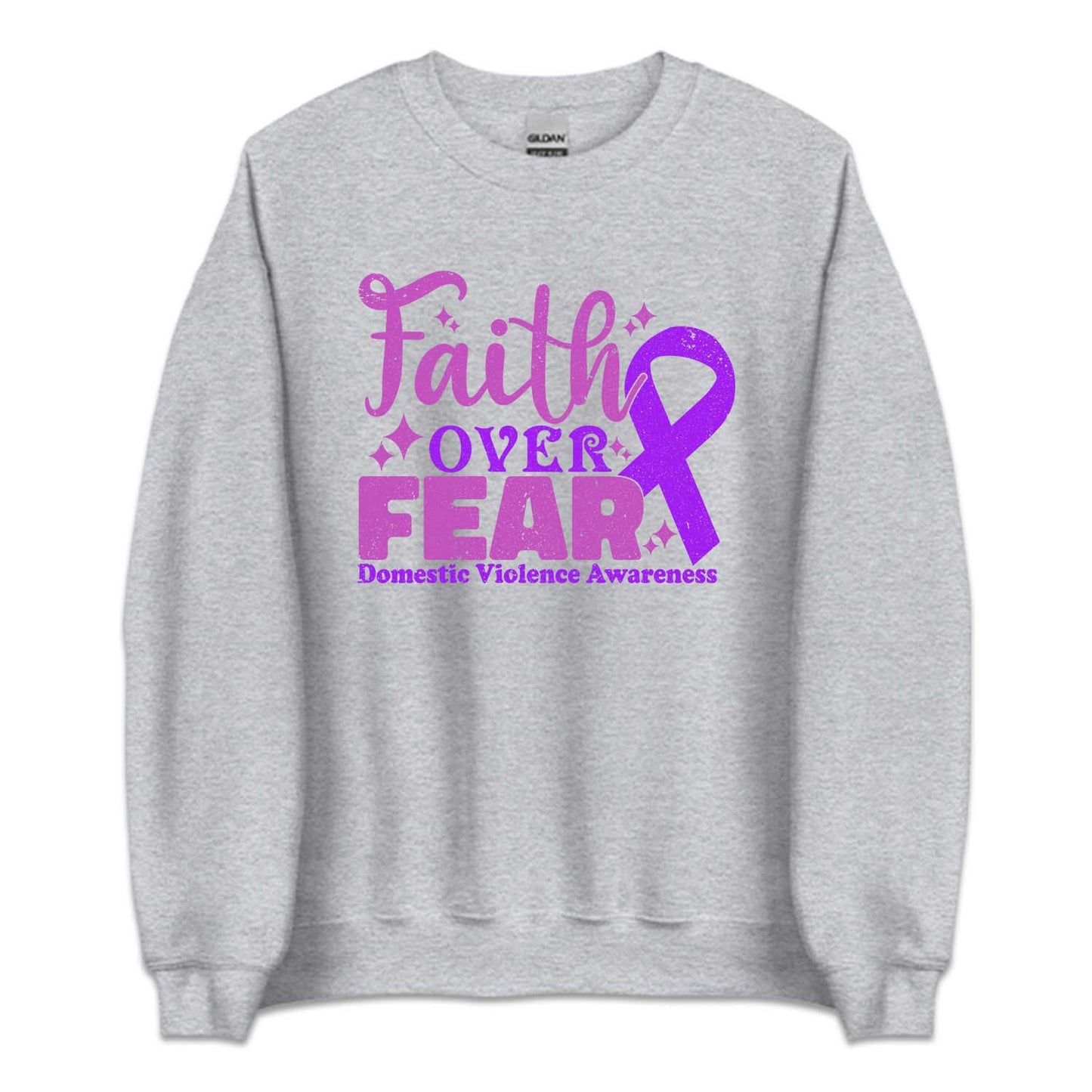 Domestic Violence Awareness DV Warrior Purple Ribbon | PRODUCT CODE: PRLRBNIODM