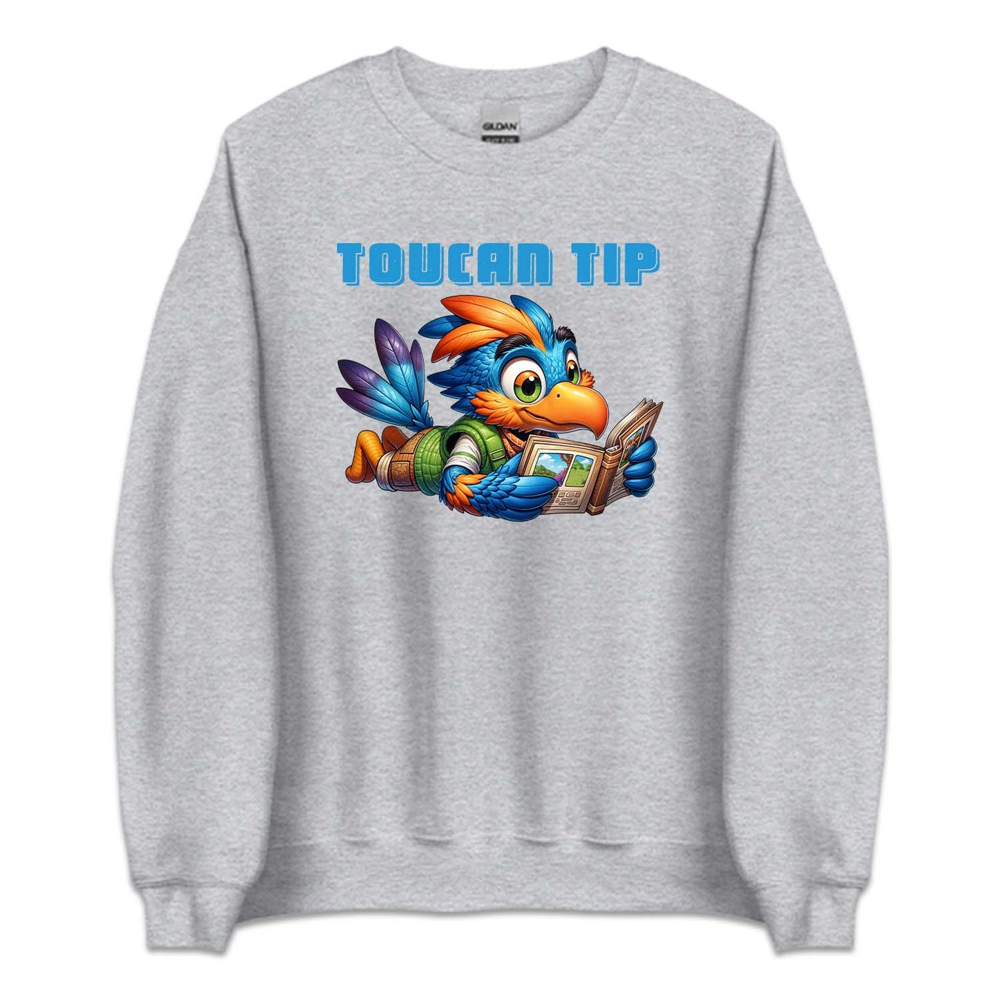 Toucan Tip Reading A Book Reading Bird | PRODUCT CODE: TCHPITRDBO