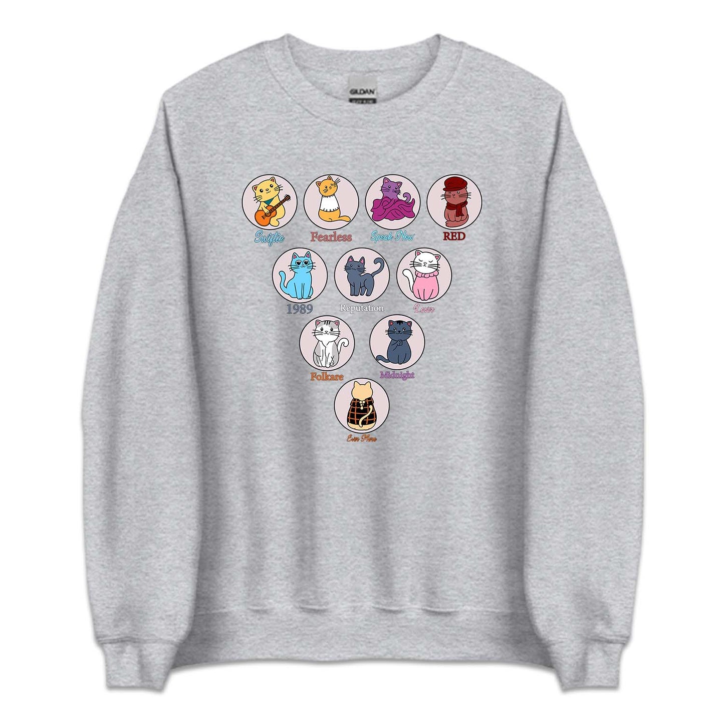 Adorable Swiftie Cat Collection Retro Swiftie Merchandise | PRODUCT CODE: ADTYLSFTCL