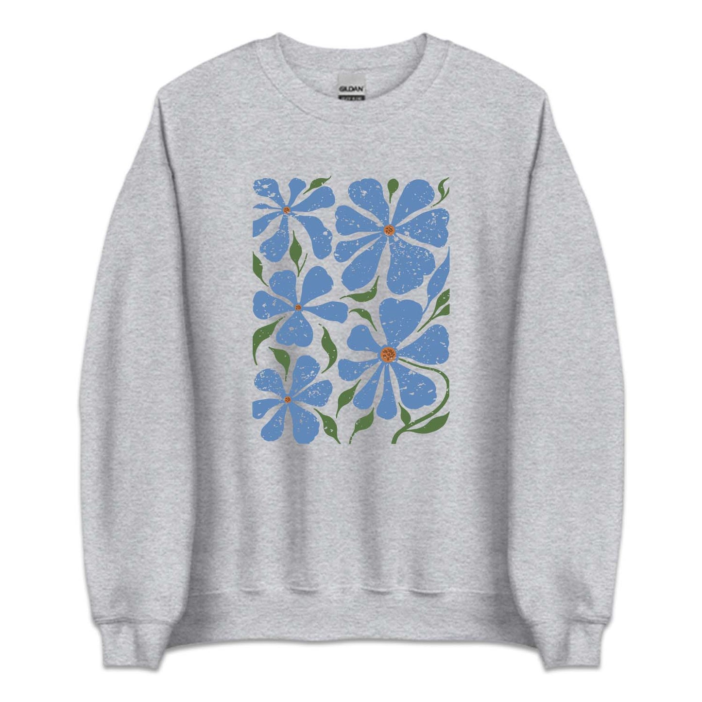 Vintage Floral Boho Blue Daisy Flowers | PRODUCT CODE: DSYFLORBH