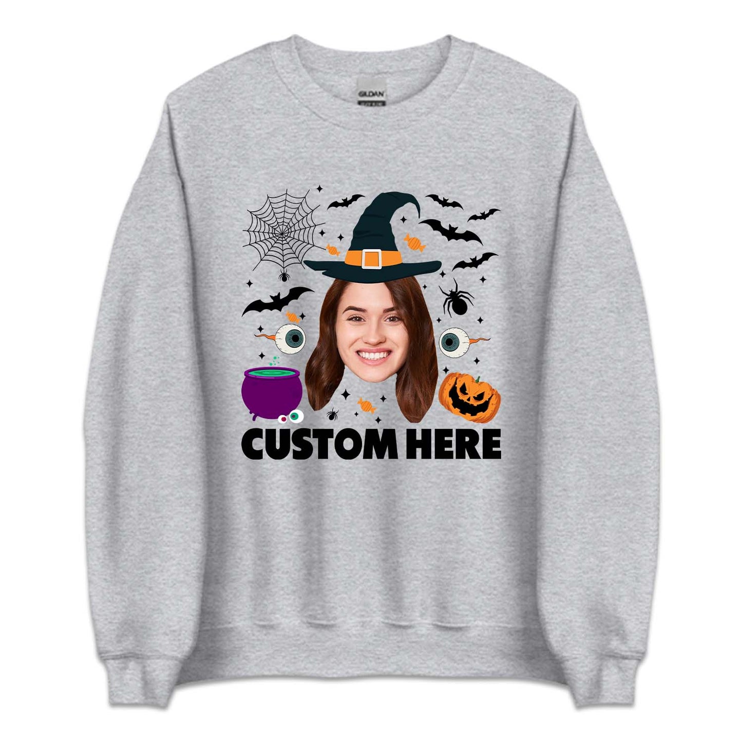 Personalized Halloween Witch Face Family Matching | PRODUCT CODE: CSTFCHLOW