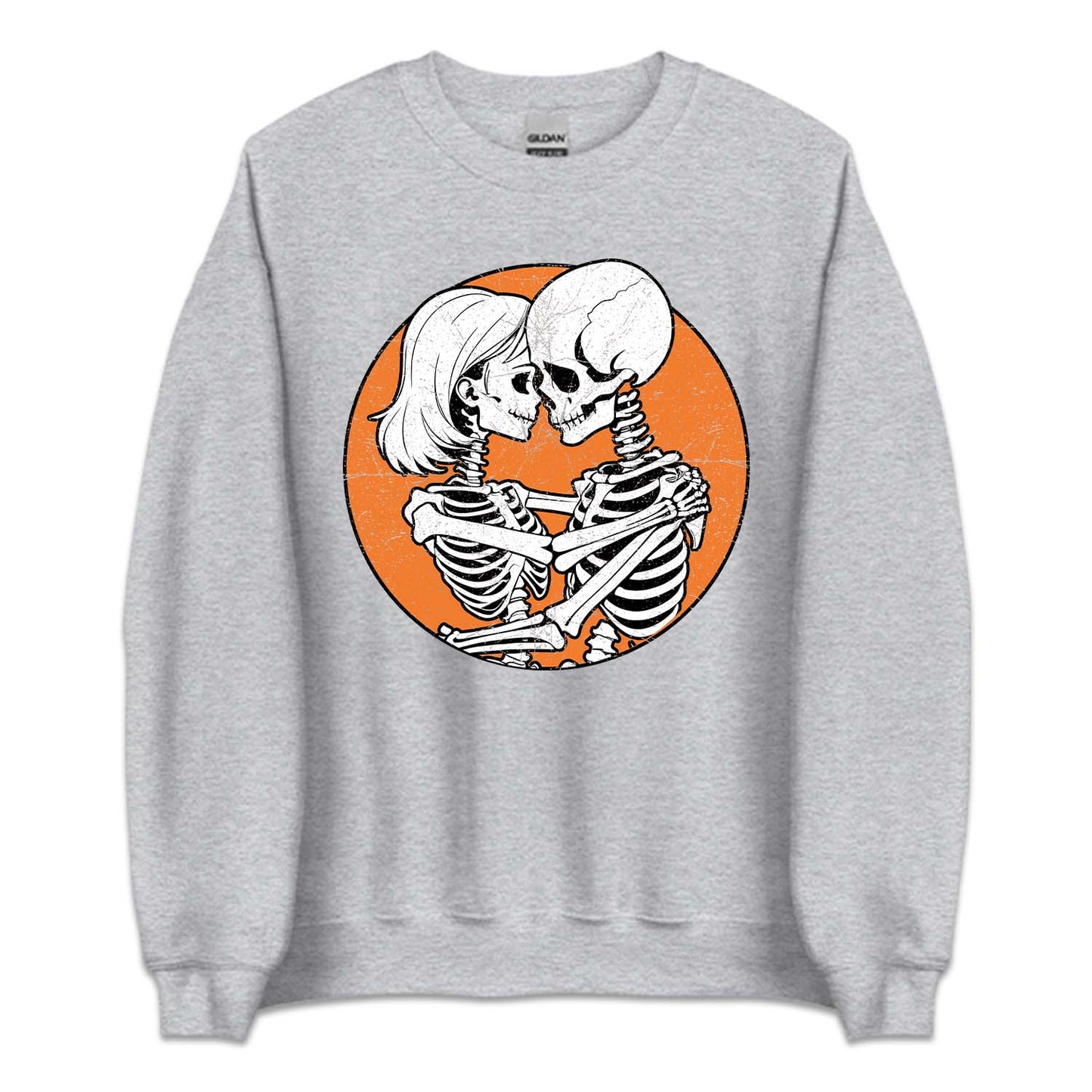 Eternal Love Skeletons Halloween Romantic Gothic Skeleton Couple | PRODUCT CODE: ETLVSKHGWN