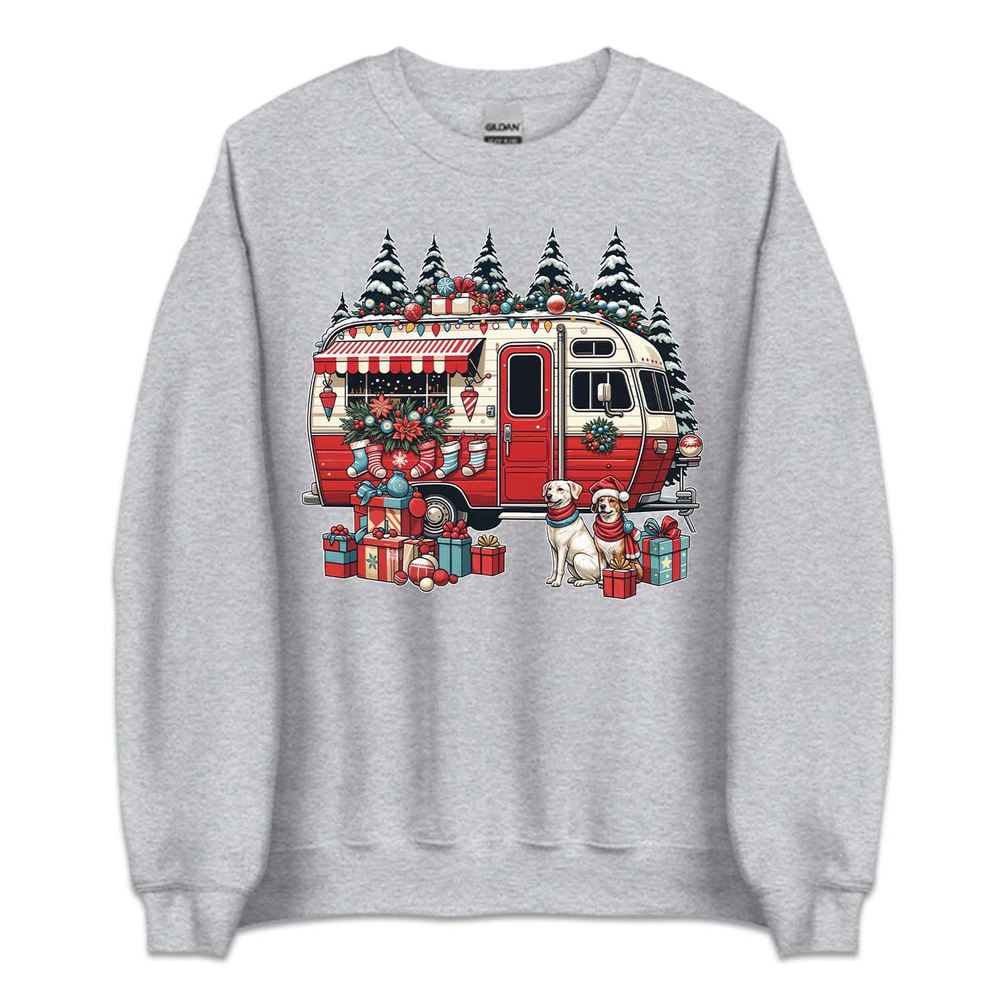 Vintage Christmas Camper Xmas Adventure | PRODUCT CODE: VGTCHRMSNT