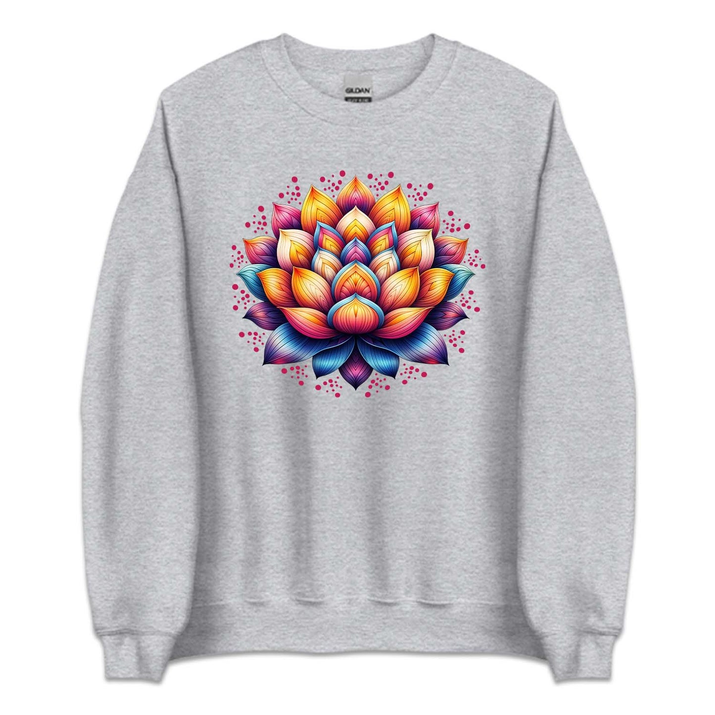 Psychedelic Colorful Lotus Flower | PRODUCT CODE: PSYDLTUSFLO