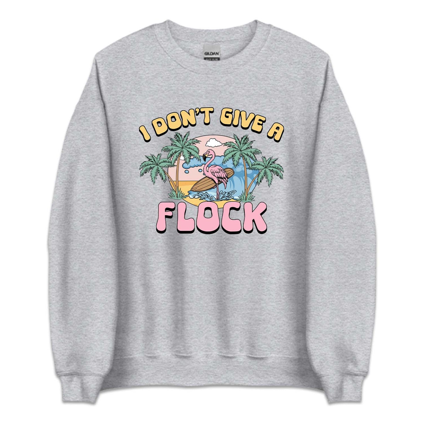 I Don't Give a Flock Funny Flamingo | PRODUCT CODE: IDNTFLKCO