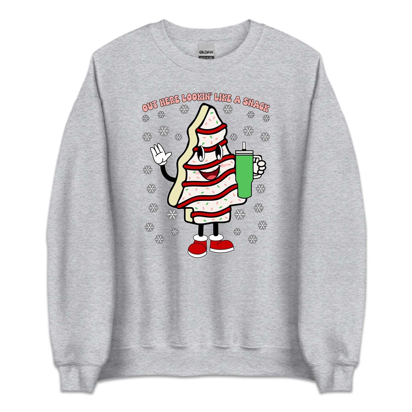 Out Here Lookin Like A Snack Christmas Tree Cake Xmas | PRODUCT CODE: UTOLKNISNKCH