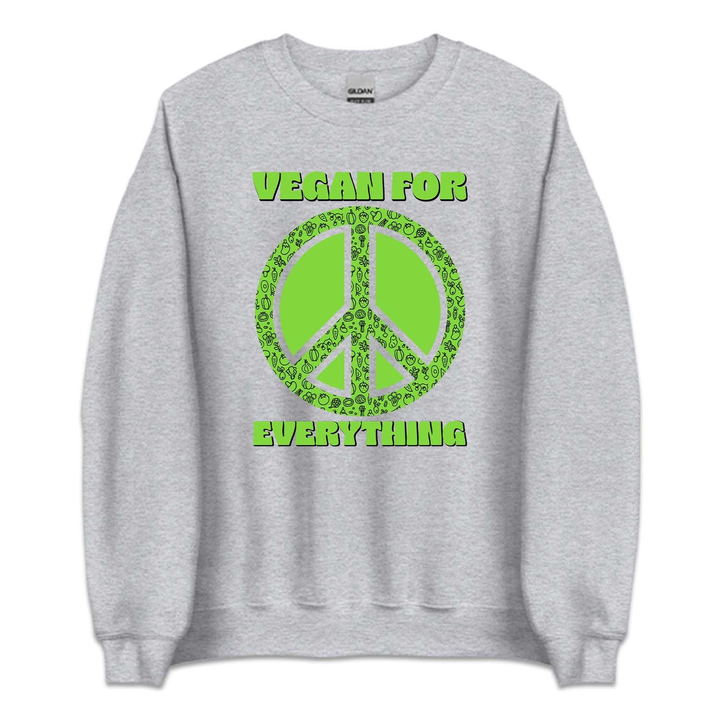 Vegan For Everything Peace Sign Eco-Friendly Veganism Awareness | PRODUCT CODE: VNGFREVTHN