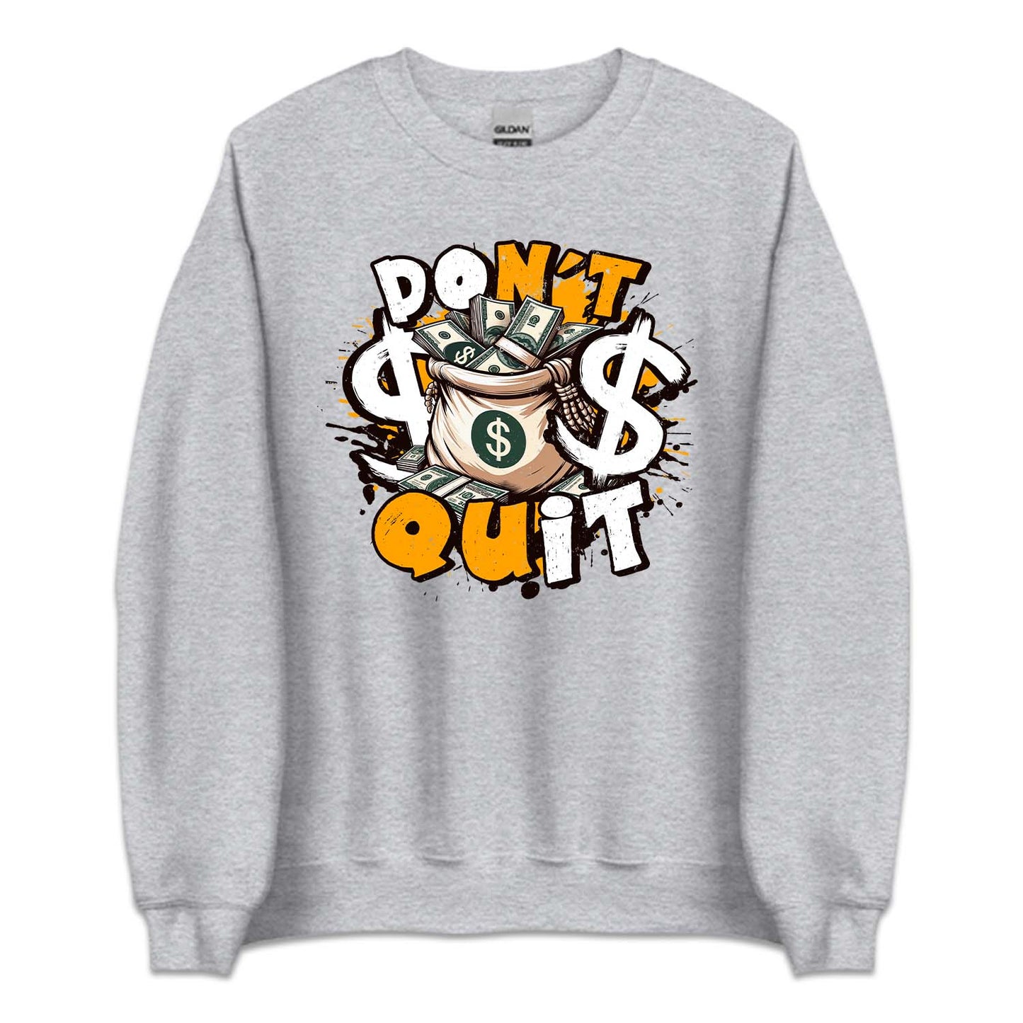Don't Quit Money Bag Dream Chasers Inspirational Success | PRODUCT CODE: DTNQUMNBG