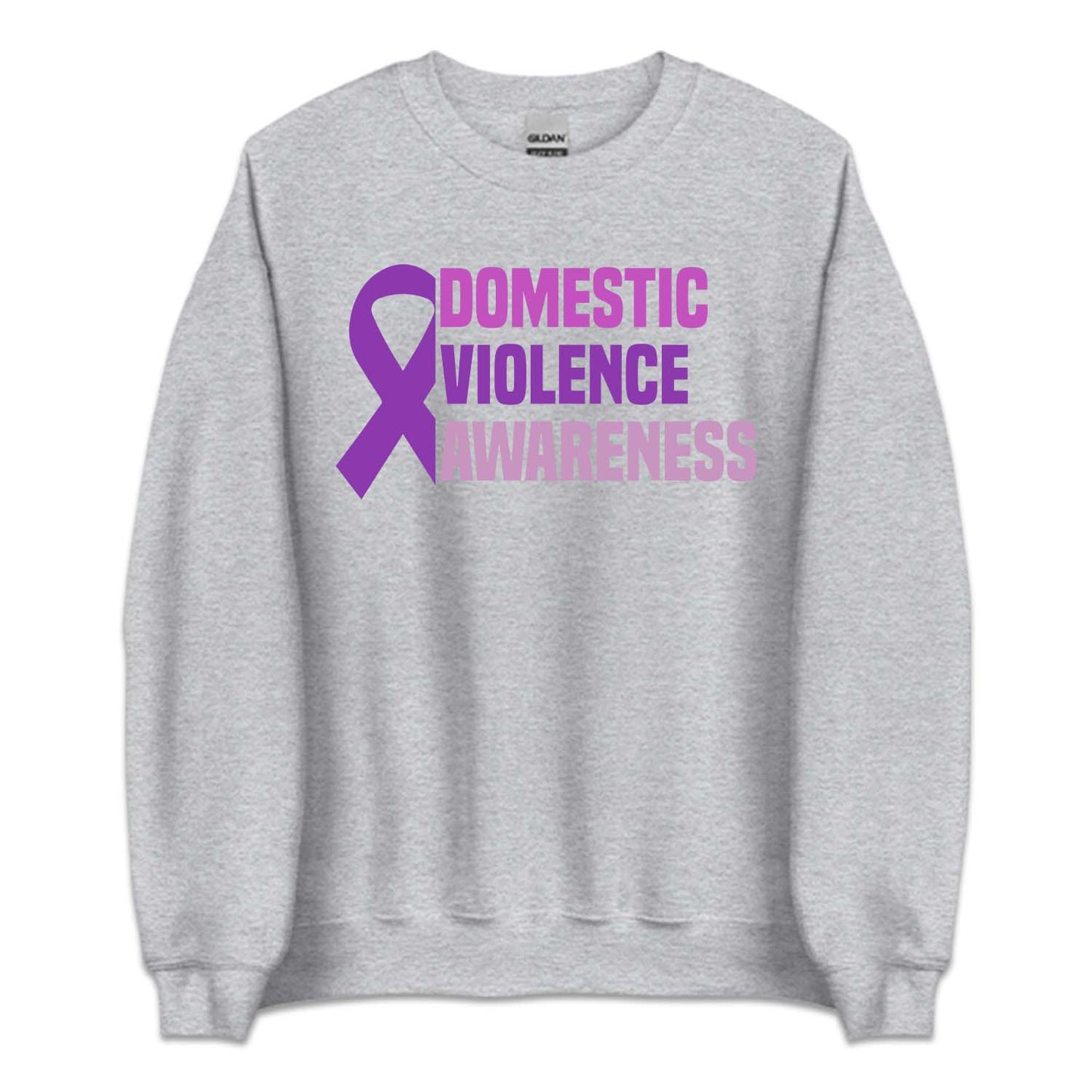 Domestic Violence Awareness Purple Ribbon DV Warrior | PRODUCT CODE: DSMTVLEAWR