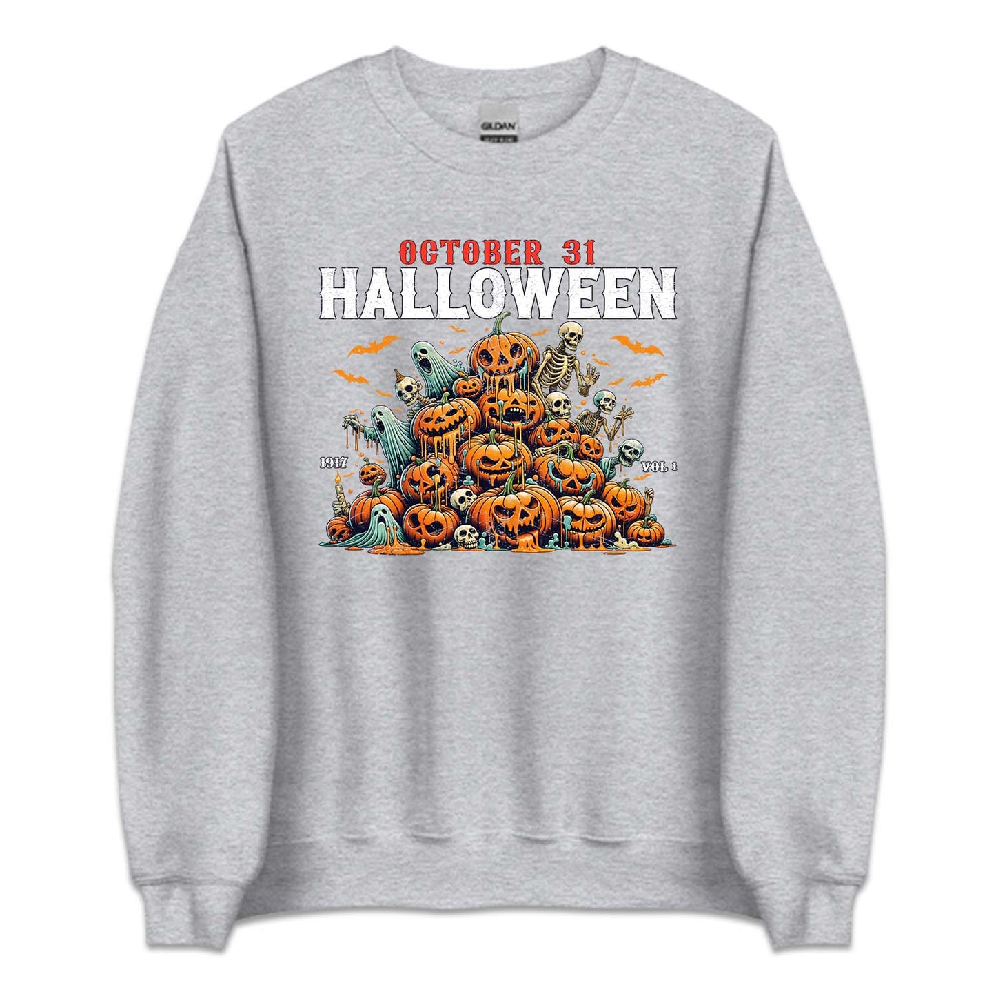 Vintage Halloween Monster Mash Dripping Jack-O'-Lanterns | PRODUCT CODE: VGTHLWMSH